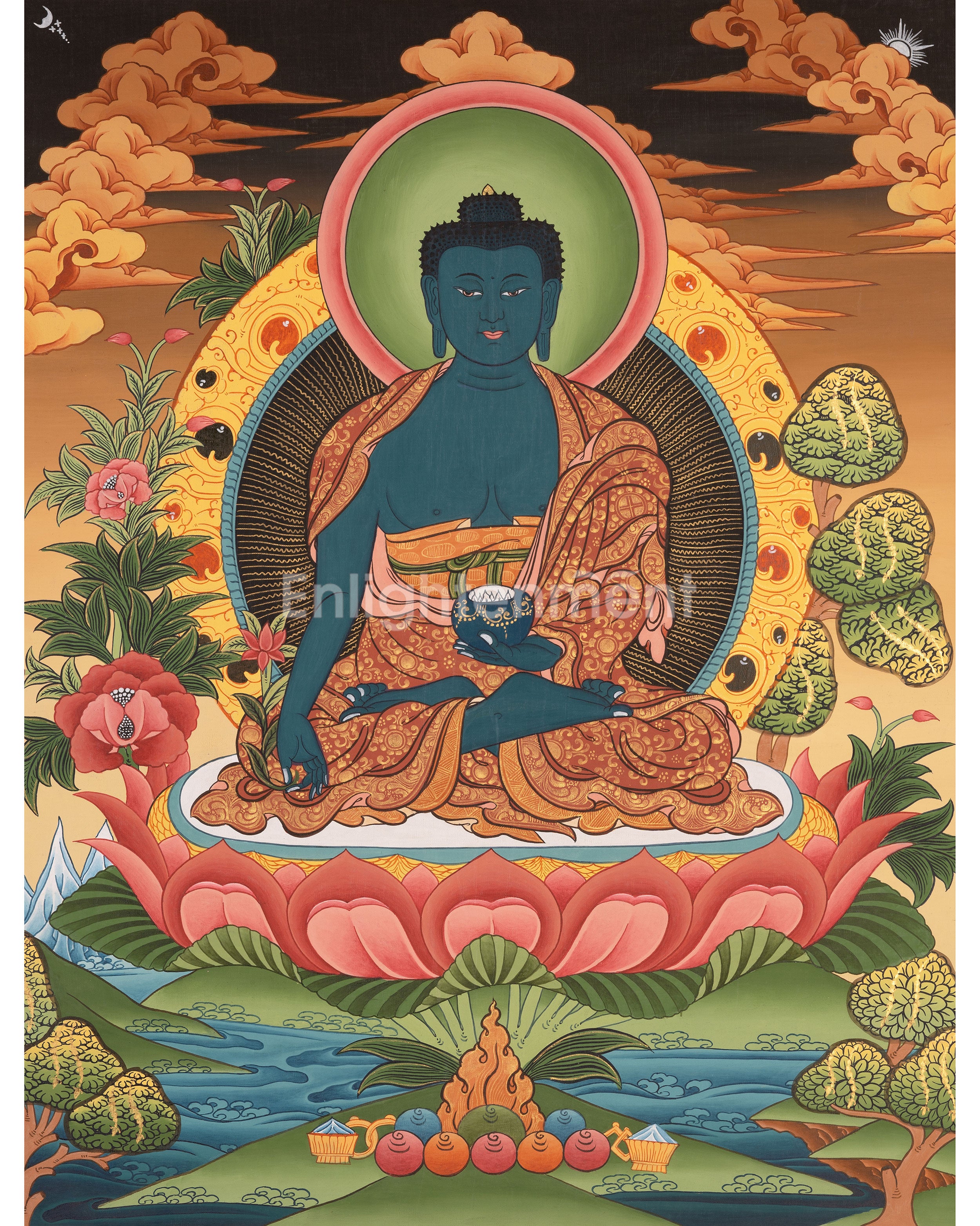 Bhaisajyaguru Thangka