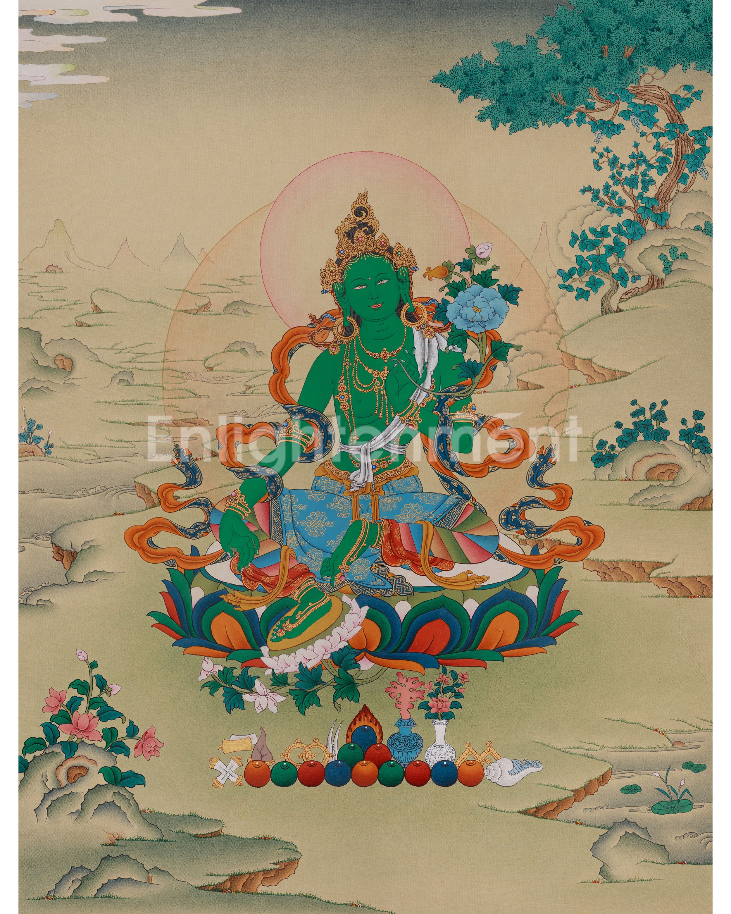 Sacred Green Tara Artwork
