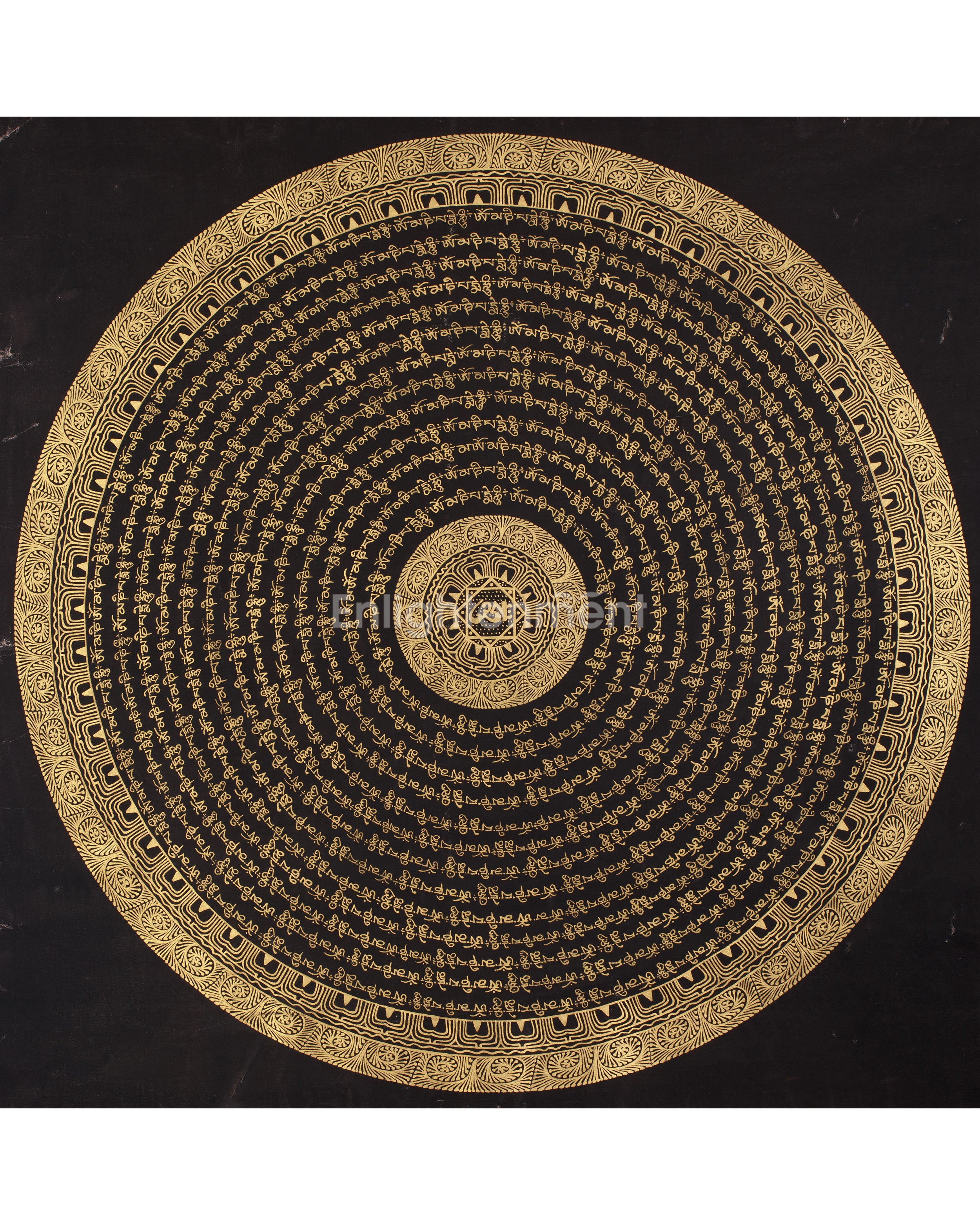 Sacred Mantra Mandala Thangka
