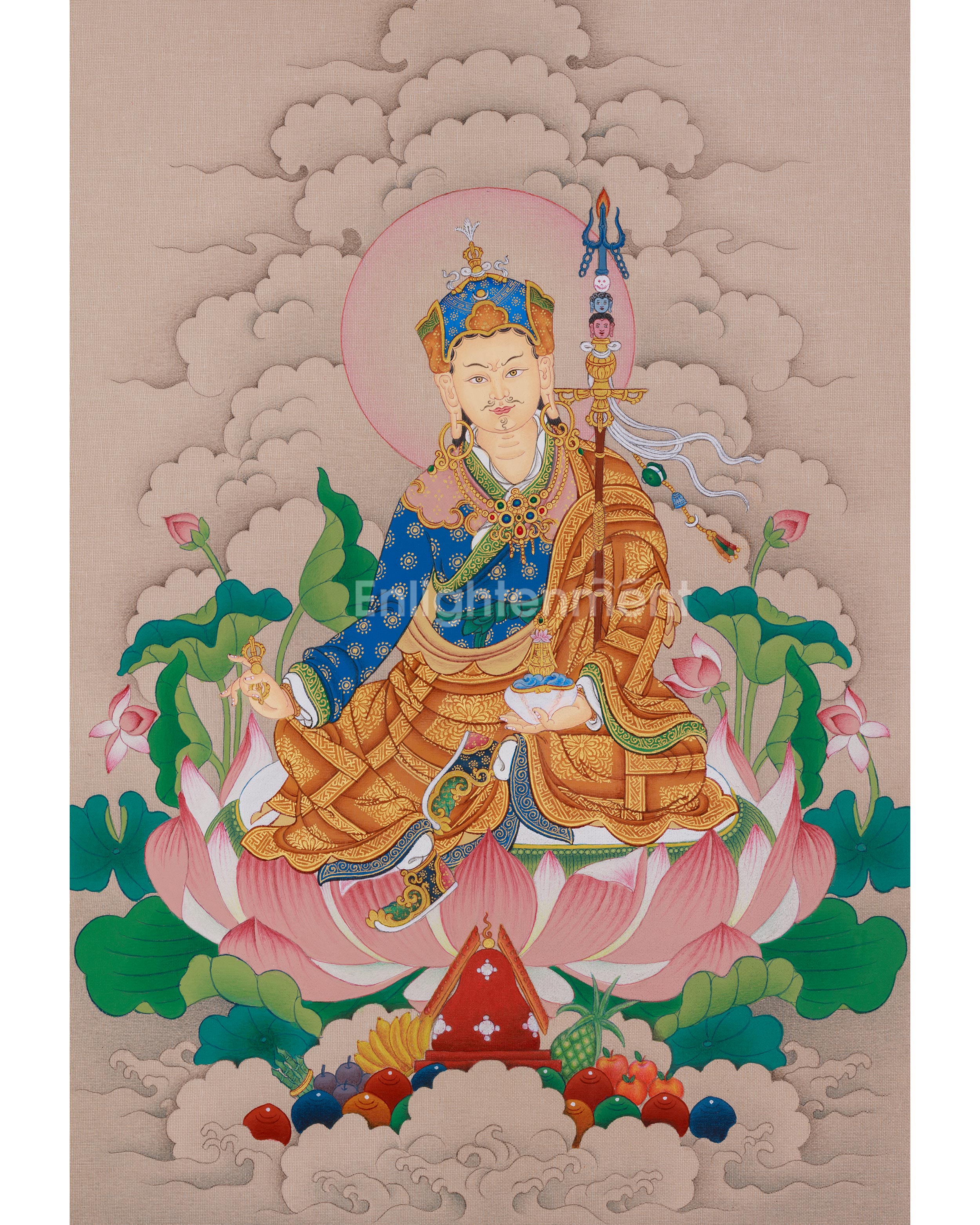 Sacred Thangka of Guru Rinpoche