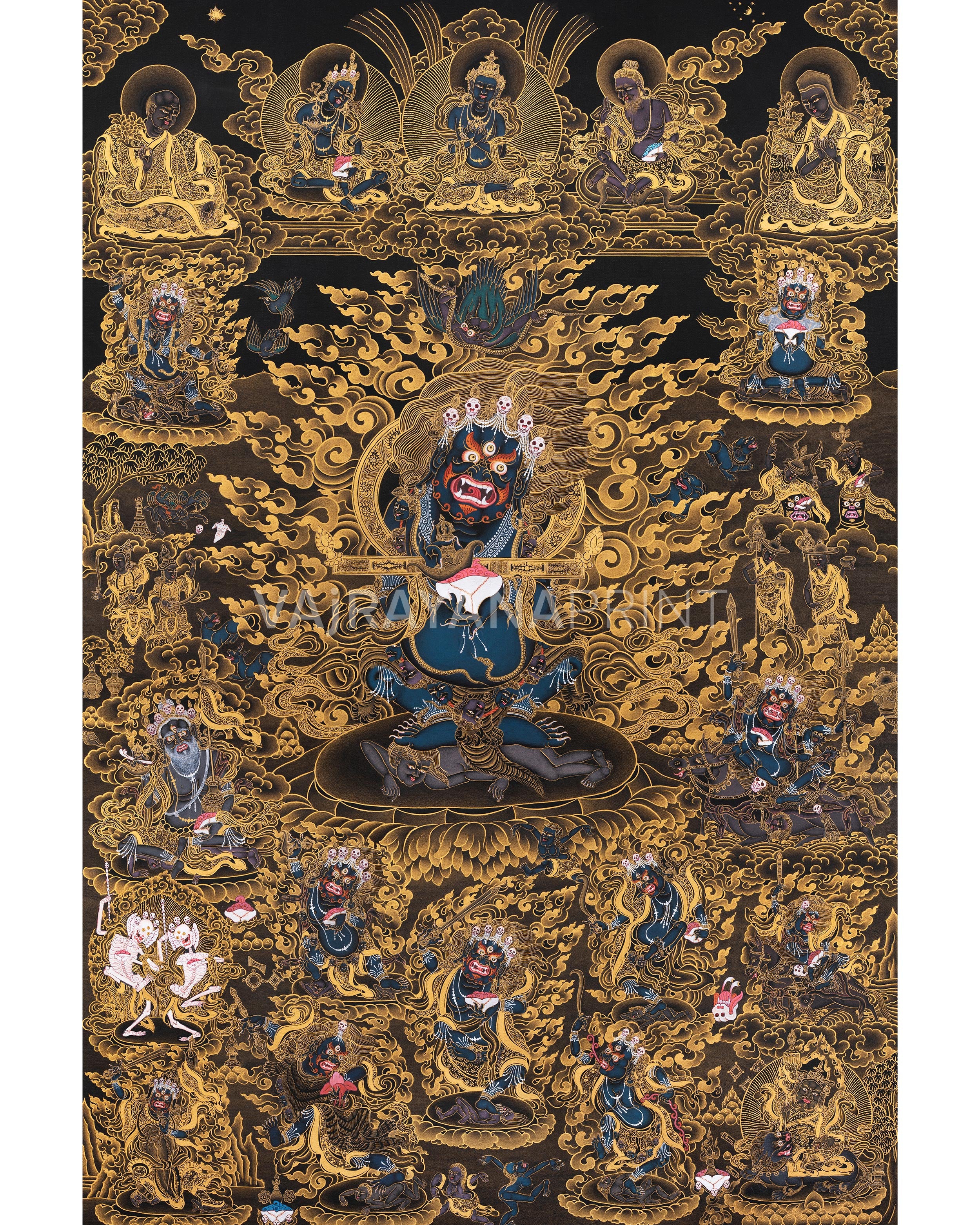 Sakya Mahakala Thangka