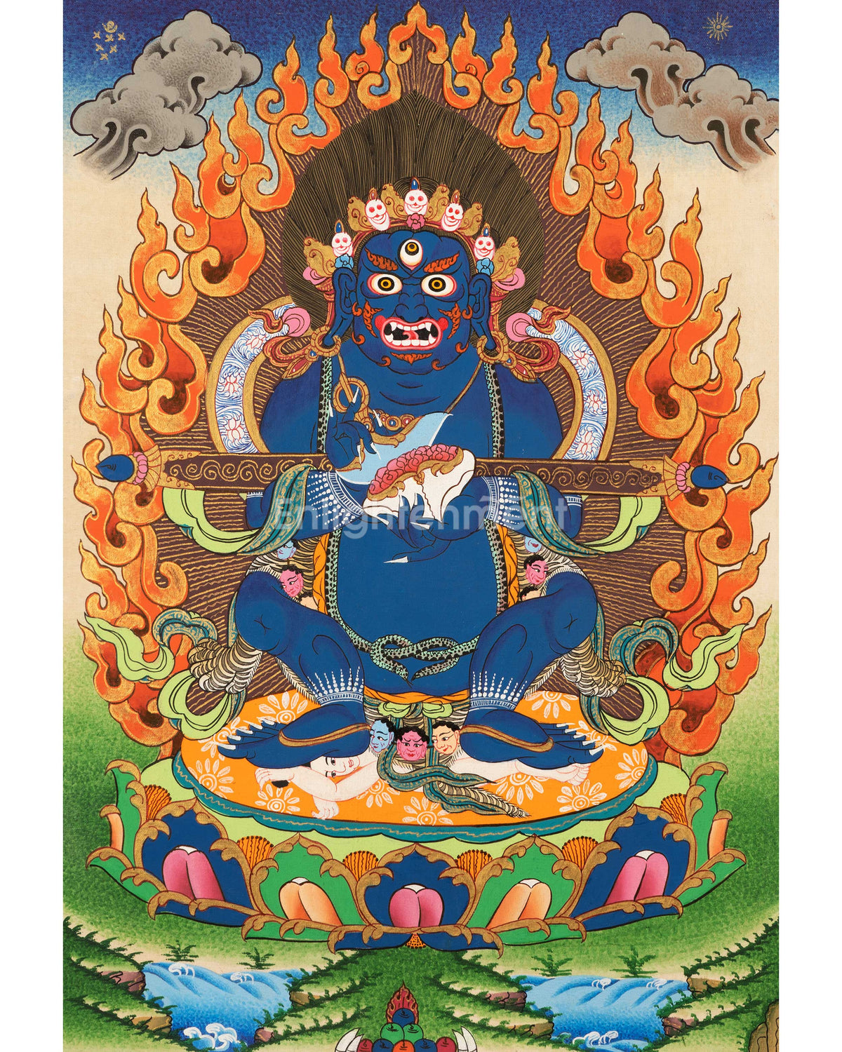 Sakya Mahakala Thangka