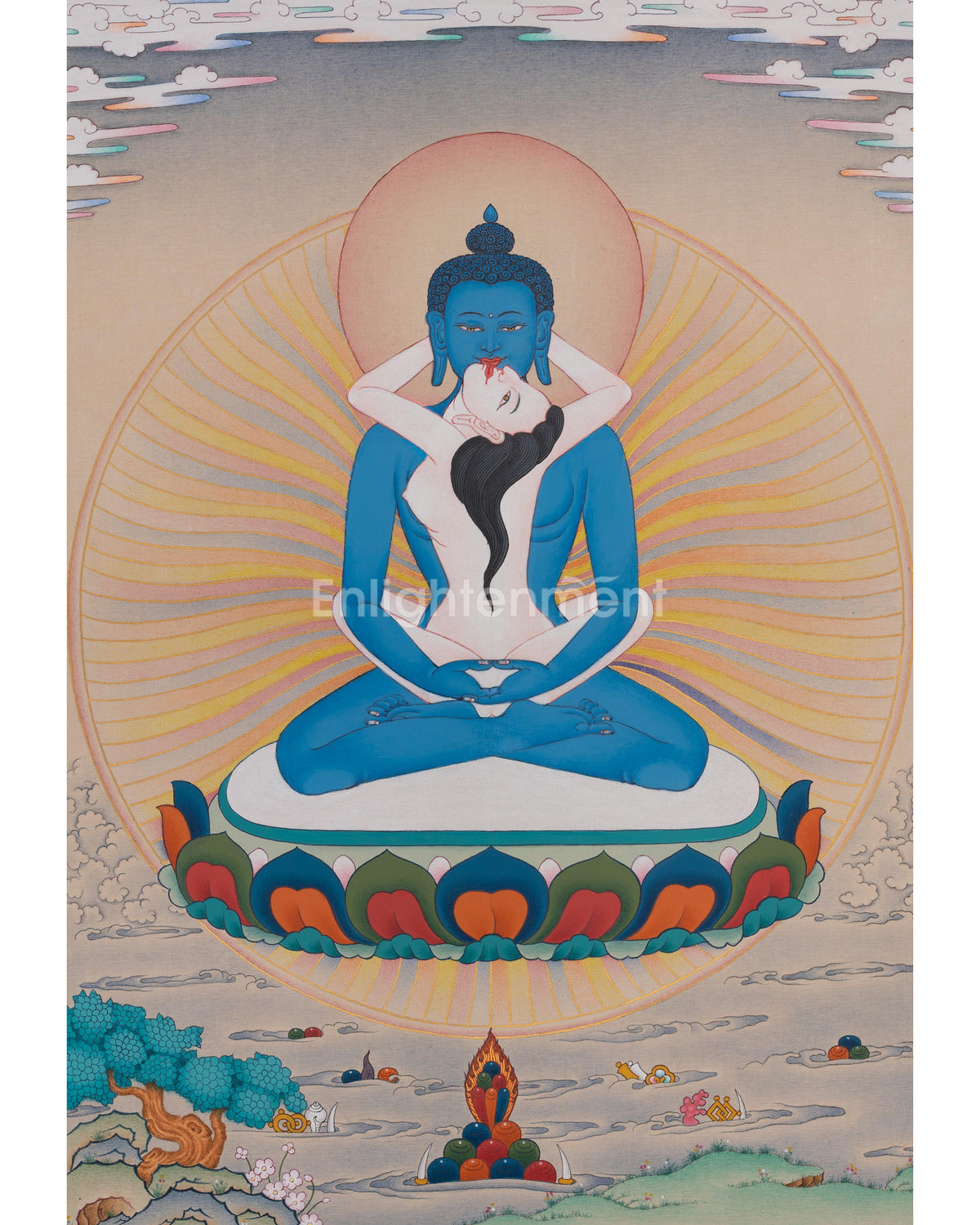 Samantabhadra Buddhist Thangka