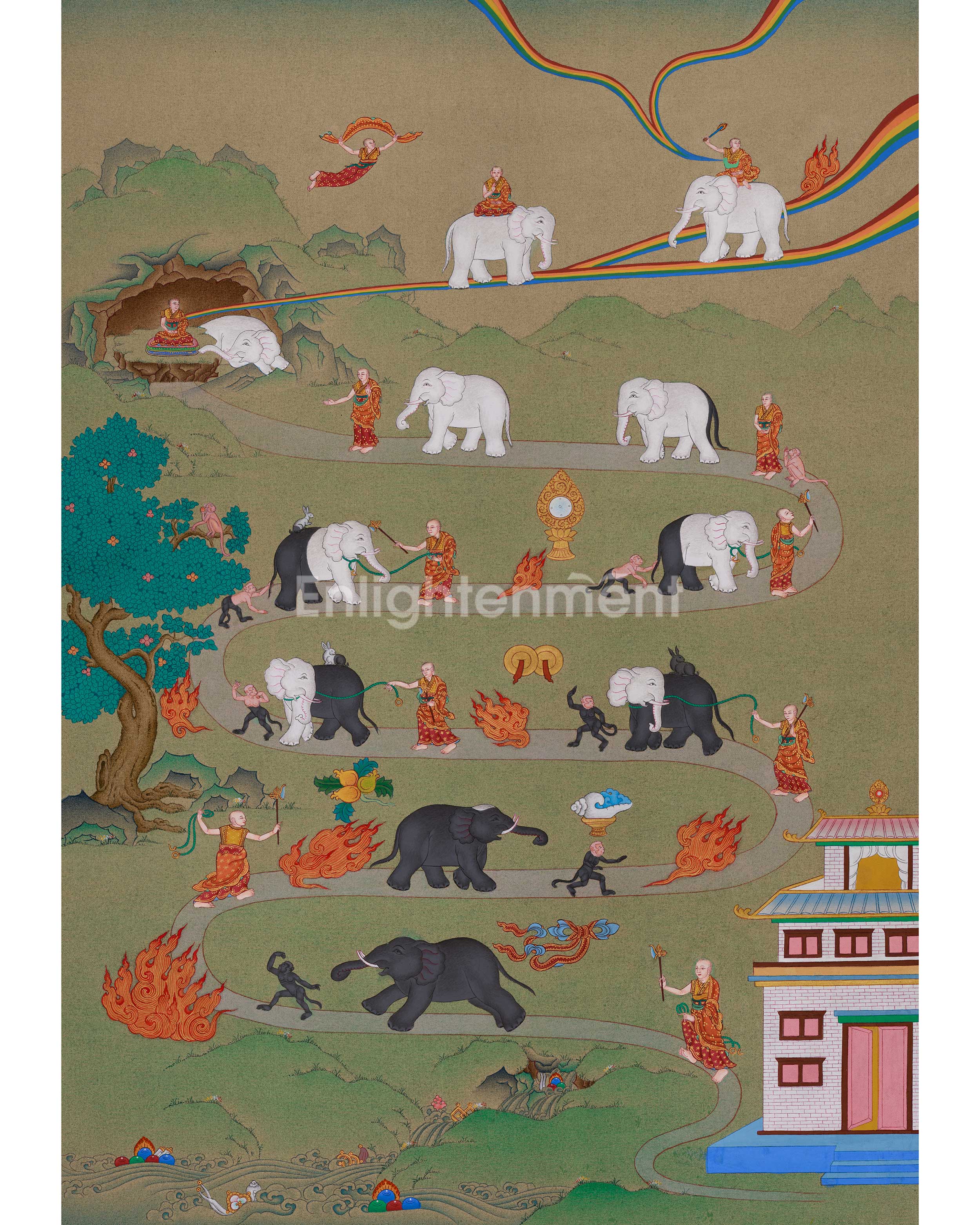 Samatha Meditation Buddhist Art