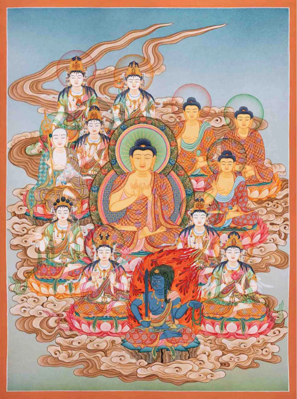 Shakyamuni Buddha Thangka Print | For Ajahn Joel