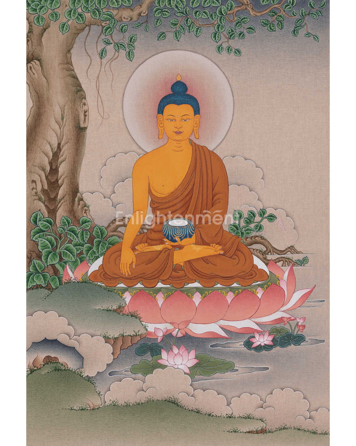 Shakyamuni Buddha Himalayan Artwork
