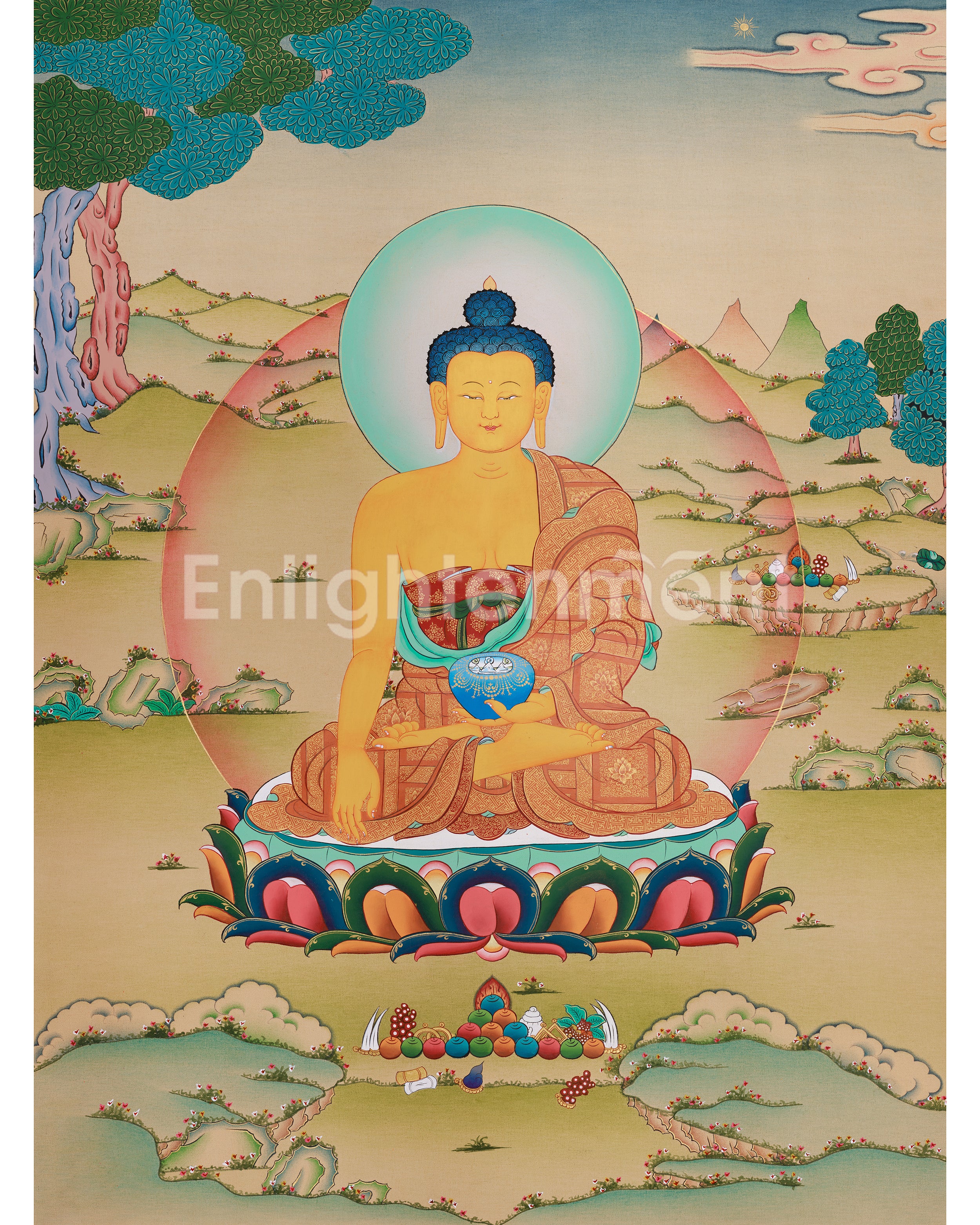 Shakyamuni Buddha Meditation Art
