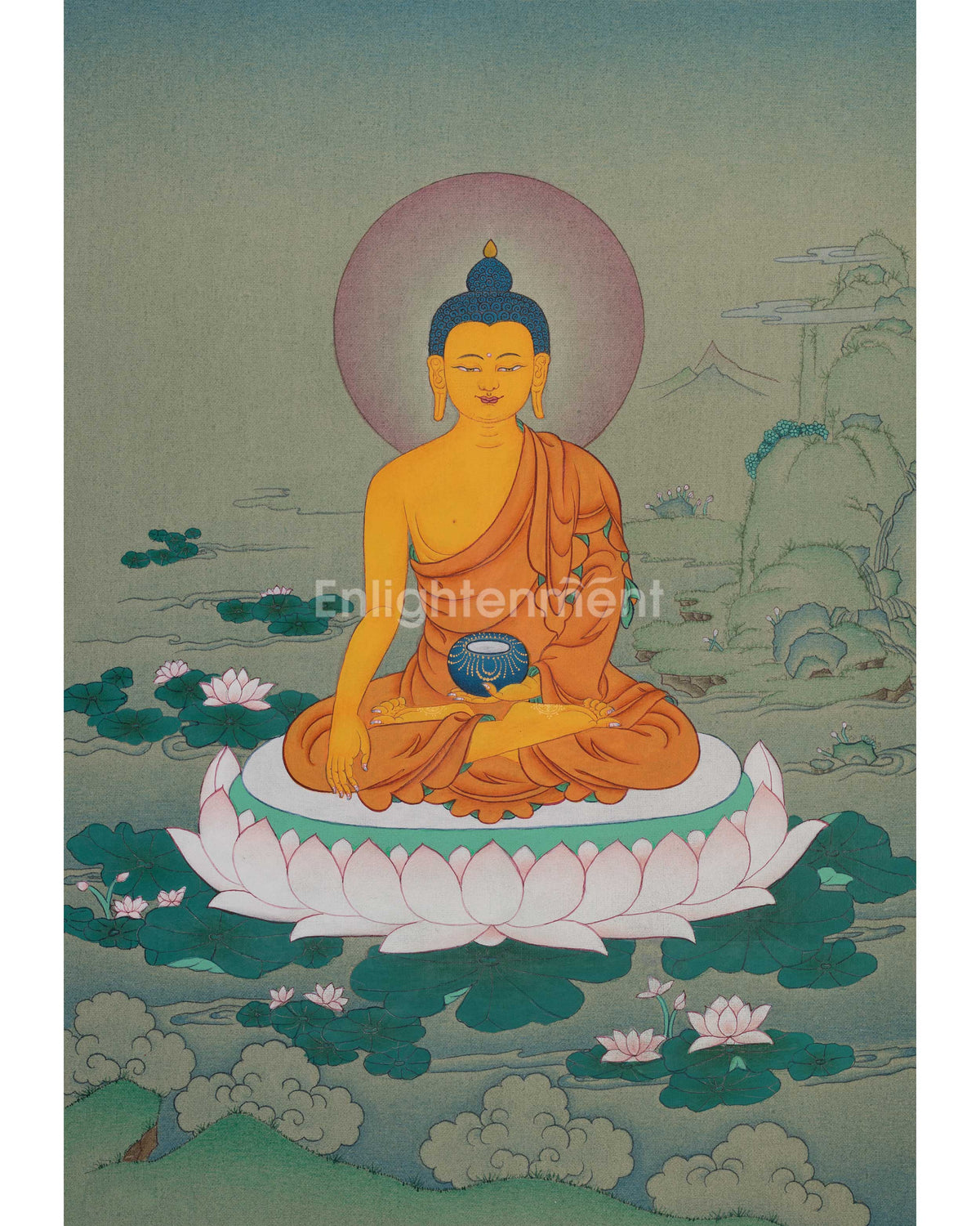 Shakyamuni Buddha Tibetan Artwork