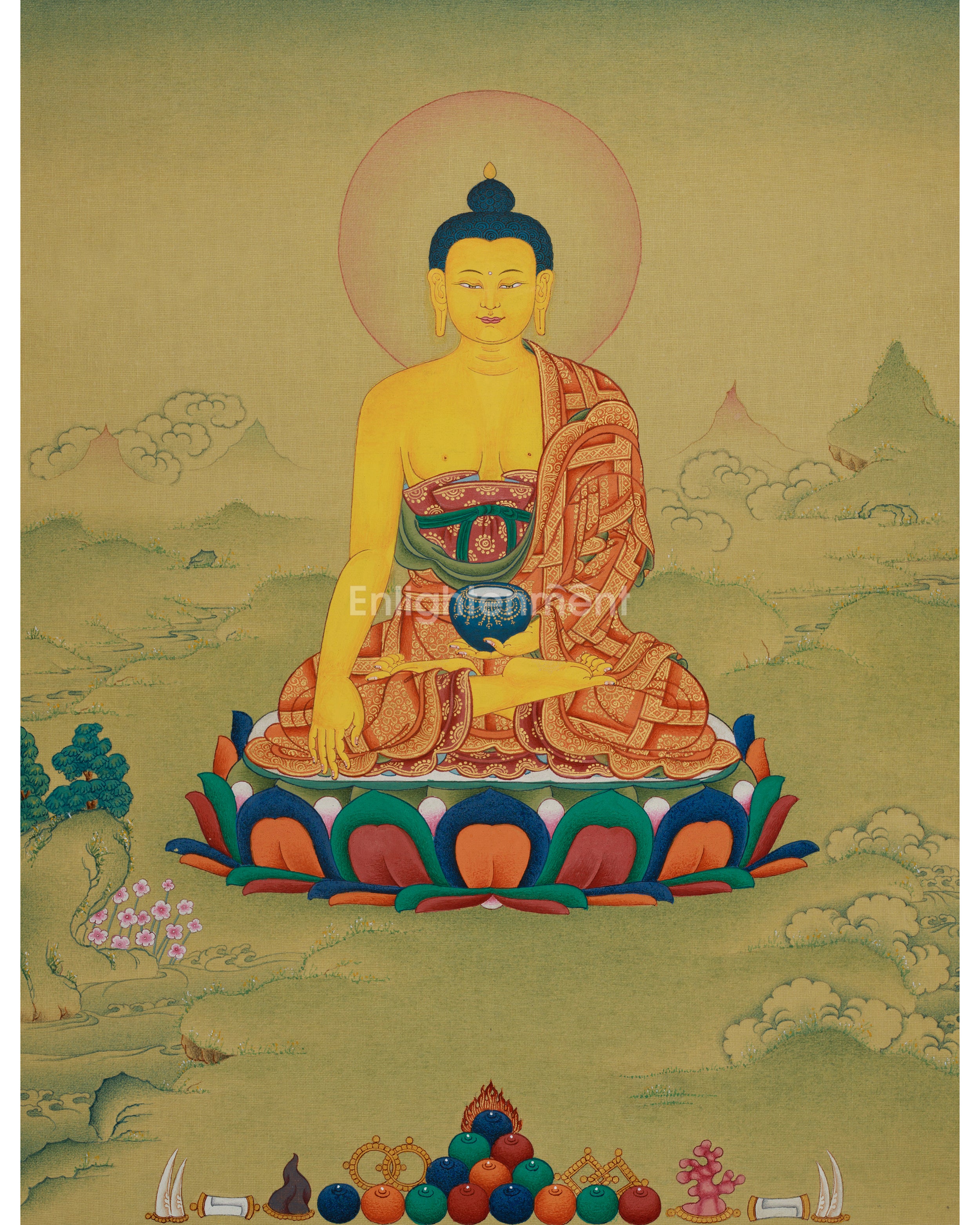 Shakyamuni Buddha Wall Art for Meditation
