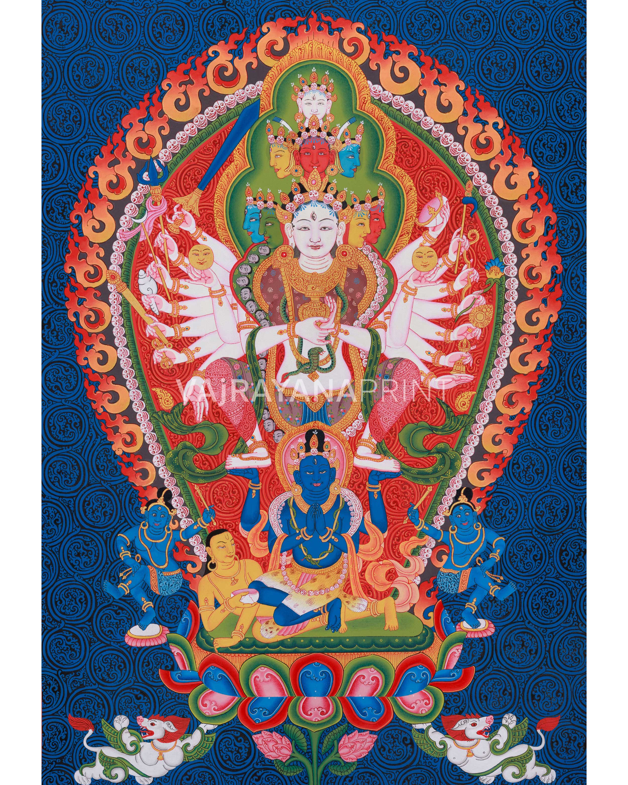 Goddess SiddhiLakshmi Canvas Print