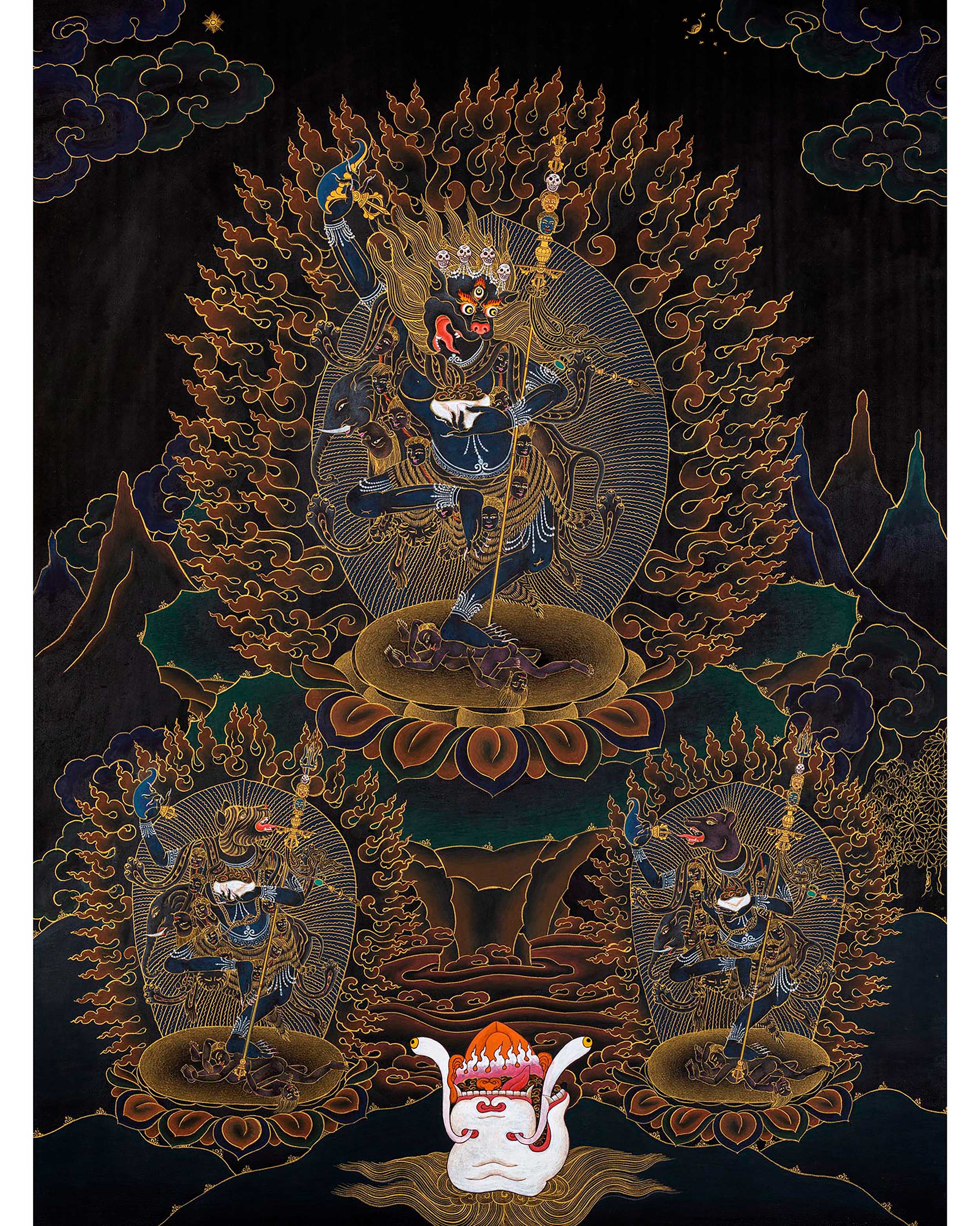 Simhamukha Thangka