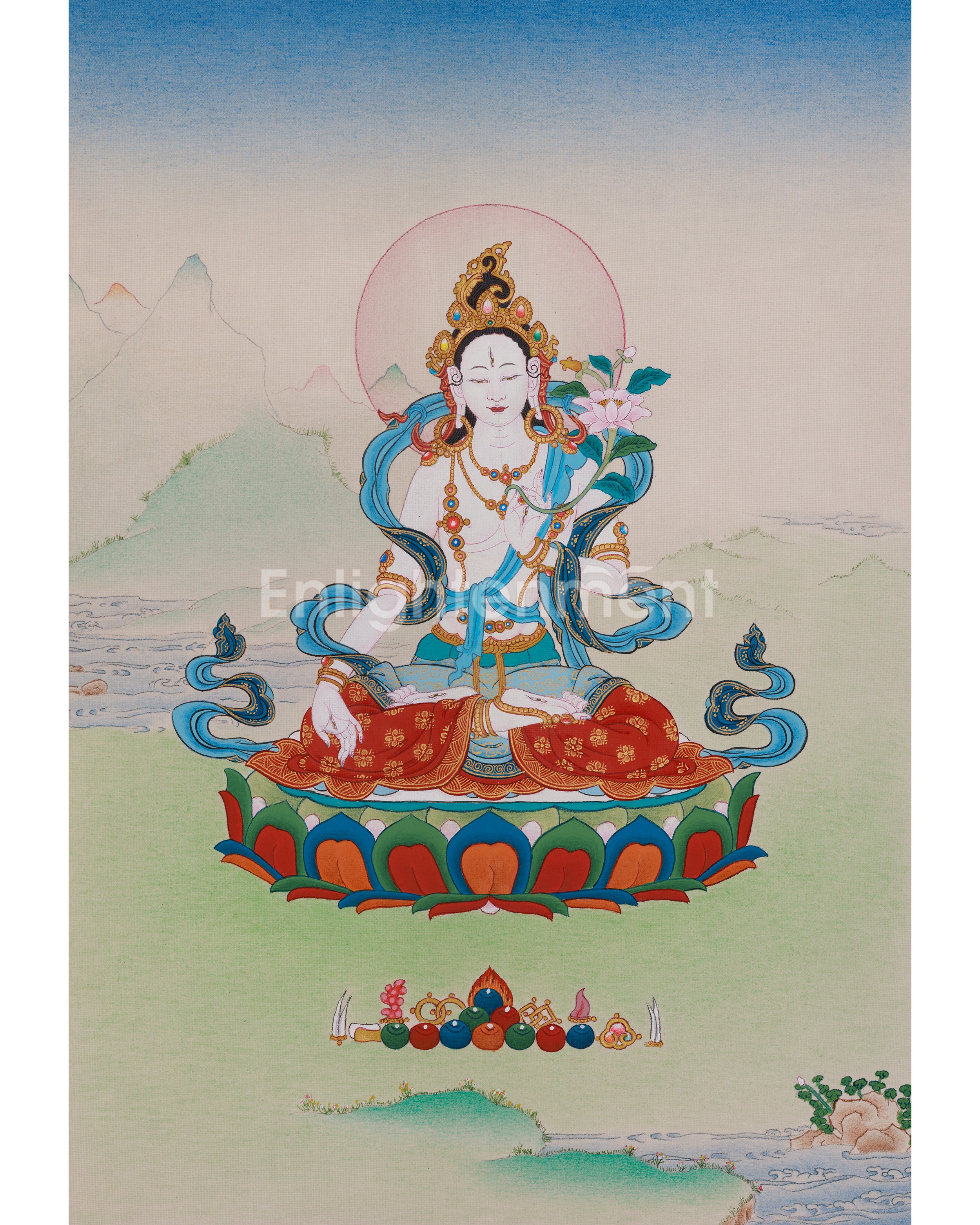 Sita Tara Longevity Deity Thangka