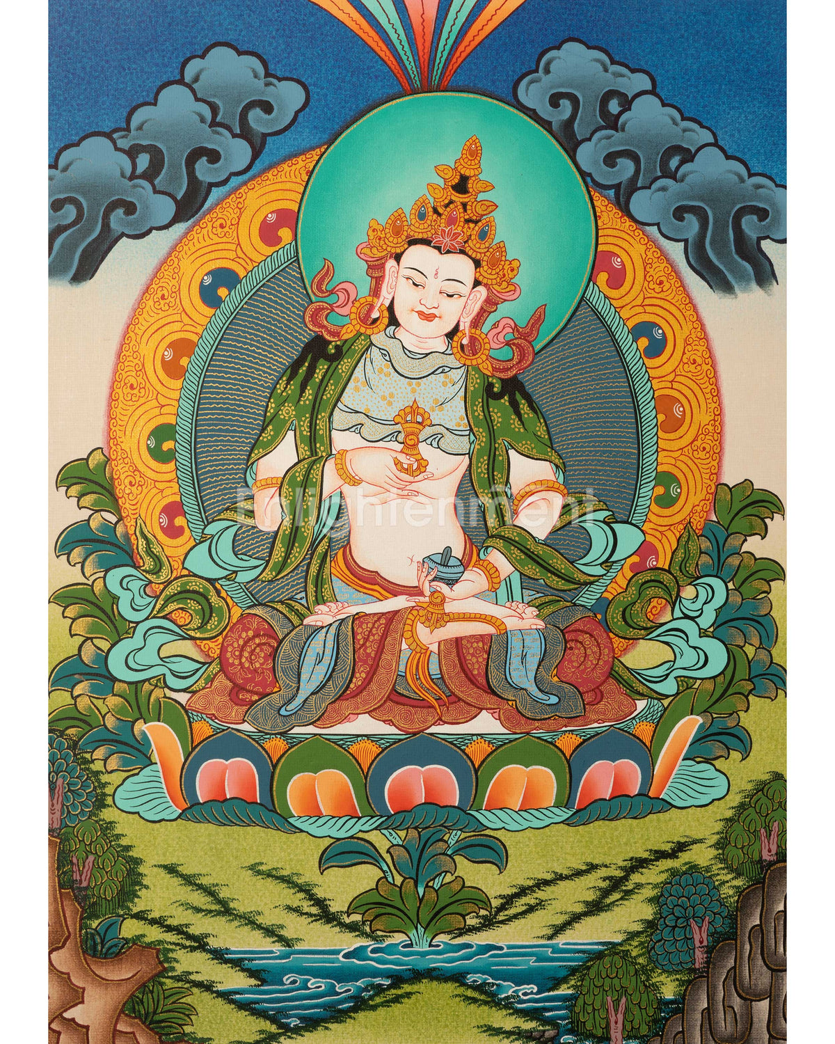 Small Size Vajrasattva Thangka