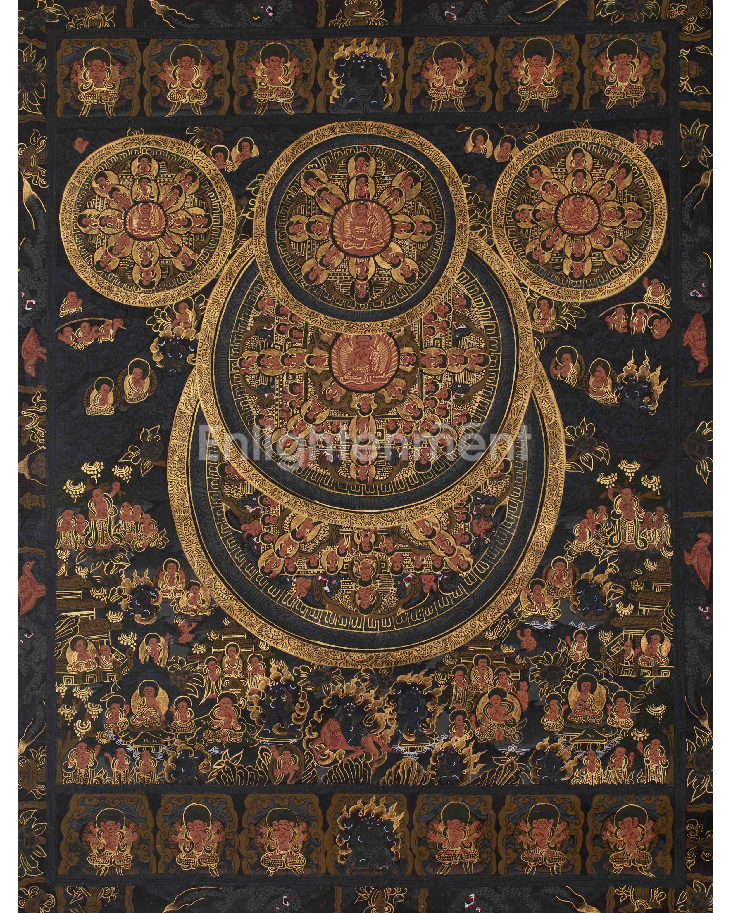 Spiritual Buddha Mandala Art