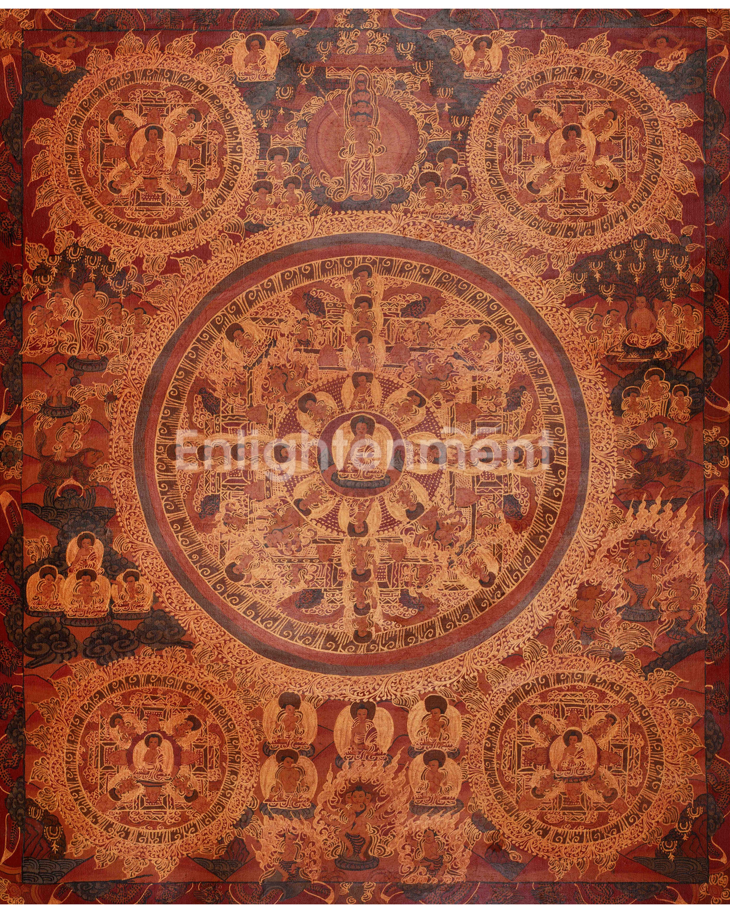 Spiritual Buddha Mandala Artwork