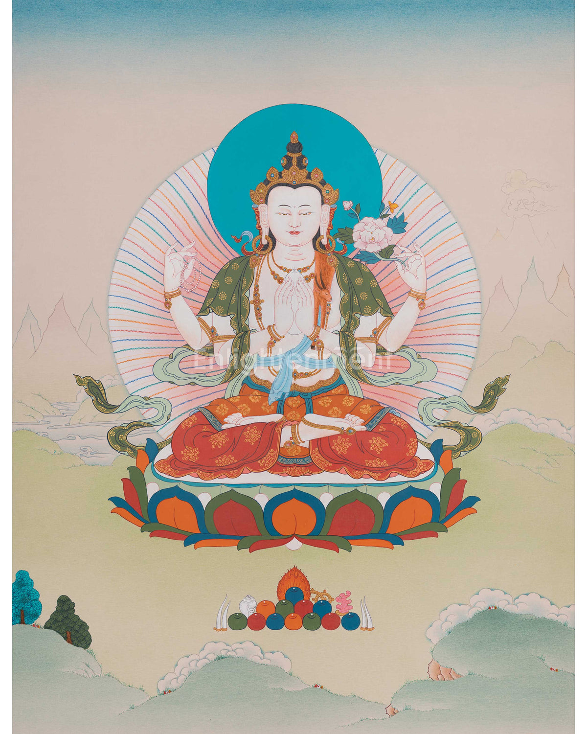 Spiritual Chenrezig Artwork