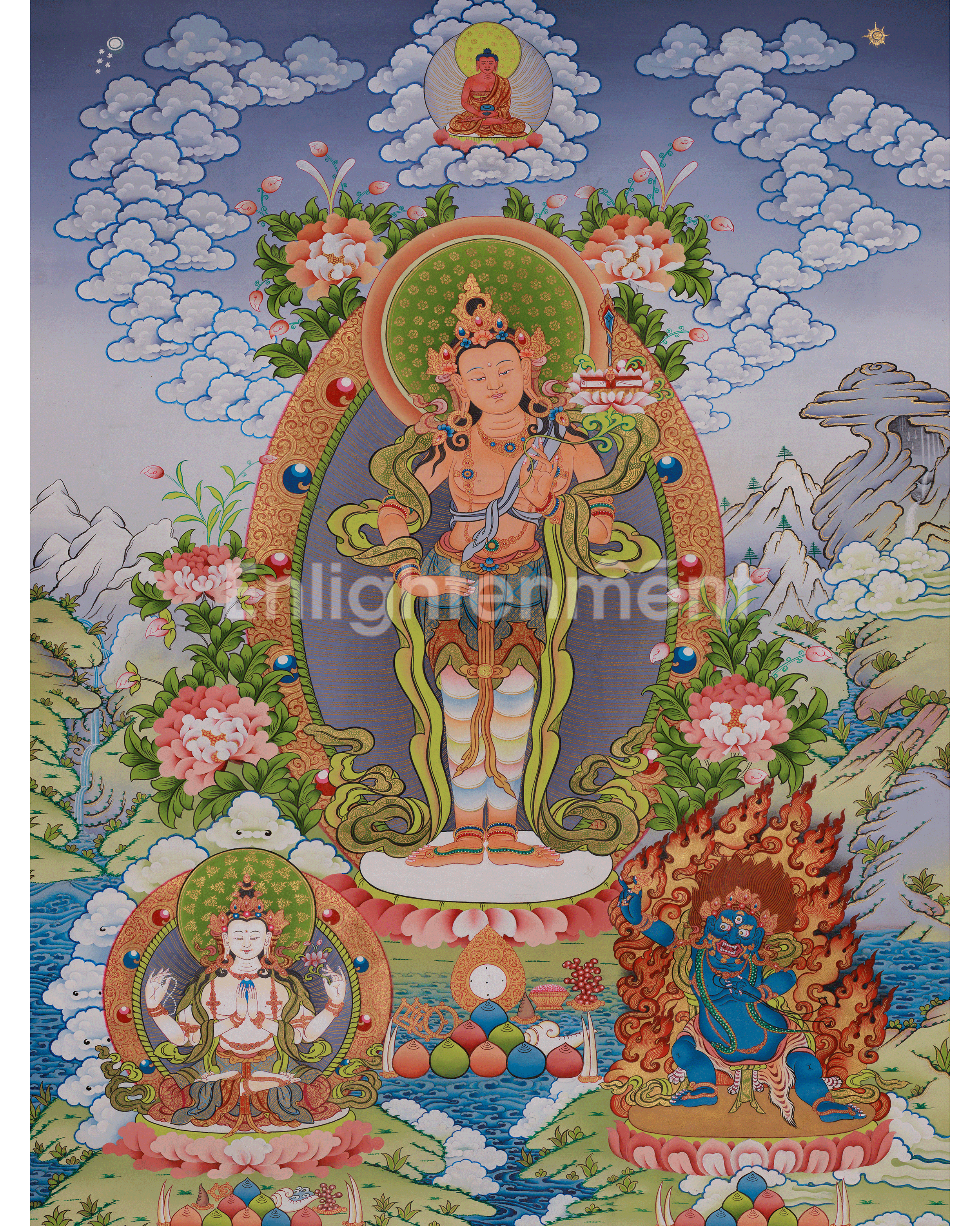 Standing Manjushri Art