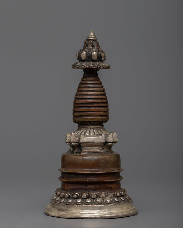 Handcrafted Stupa Statue 