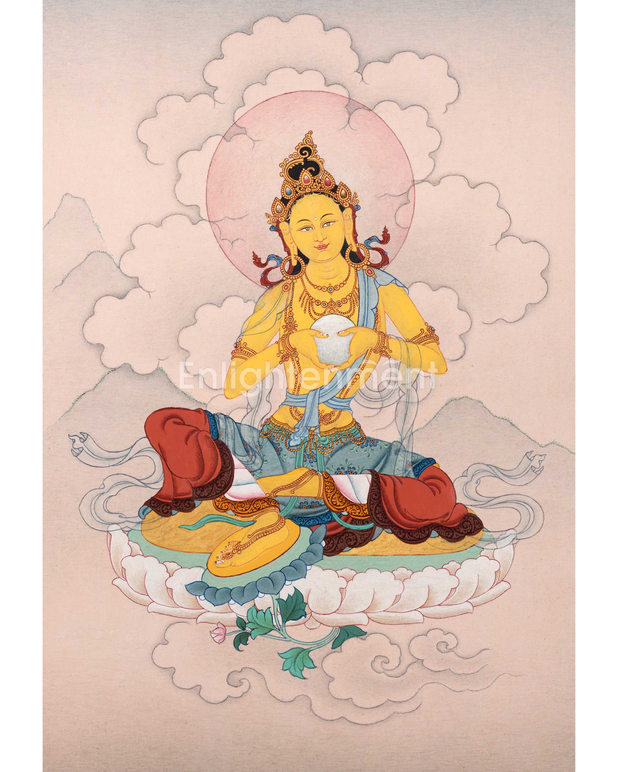 Sukha Sadhana Tara | 21 Tara of Surya Gupta Thangka