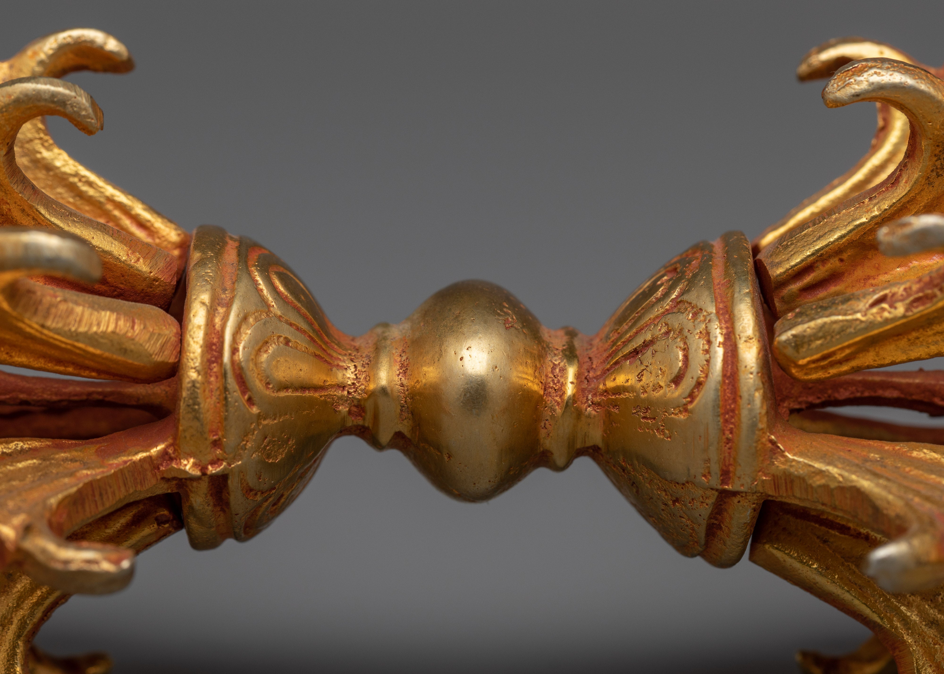 Handcrafted Drilbu | Authentic Copper Body for Spiritual Healing and Meditation