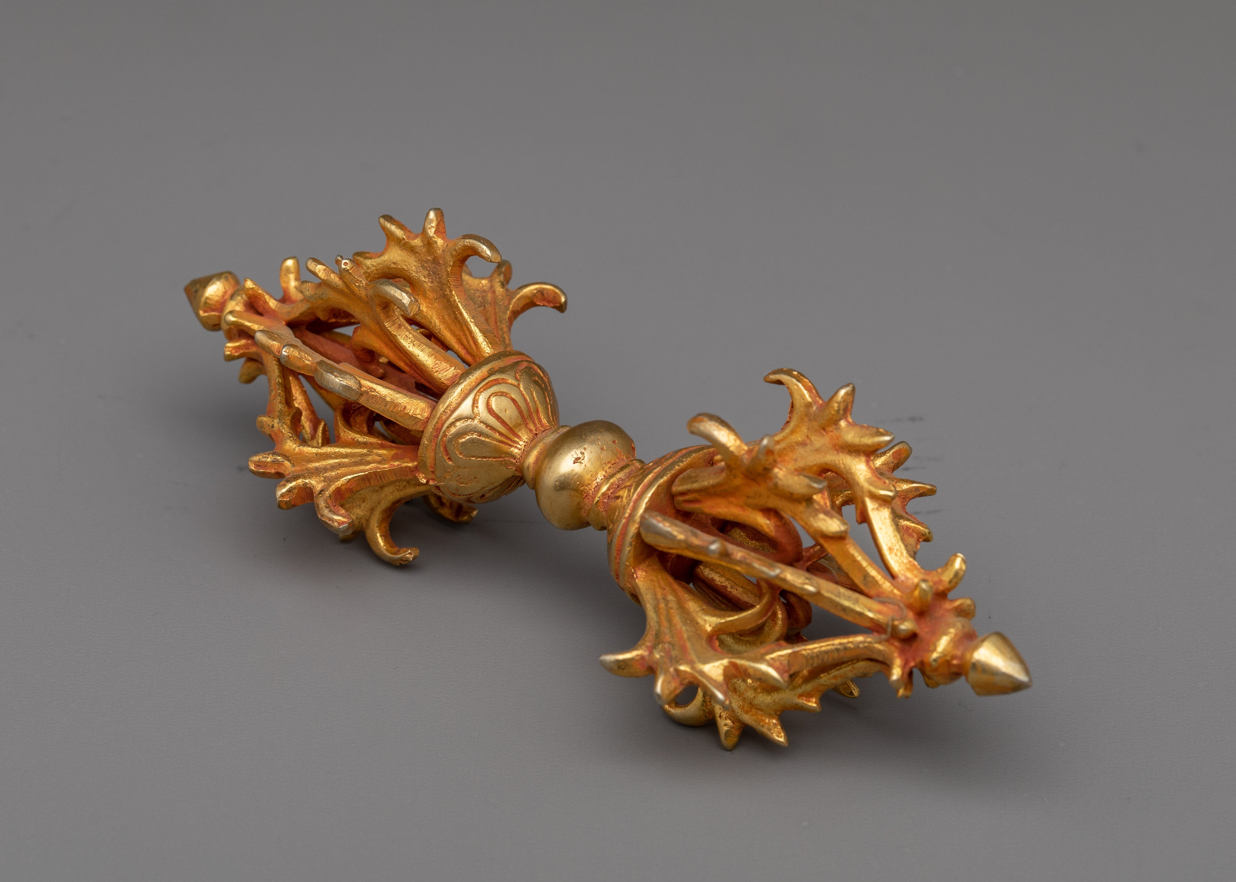 Handcrafted Drilbu | Authentic Copper Body for Spiritual Healing and Meditation