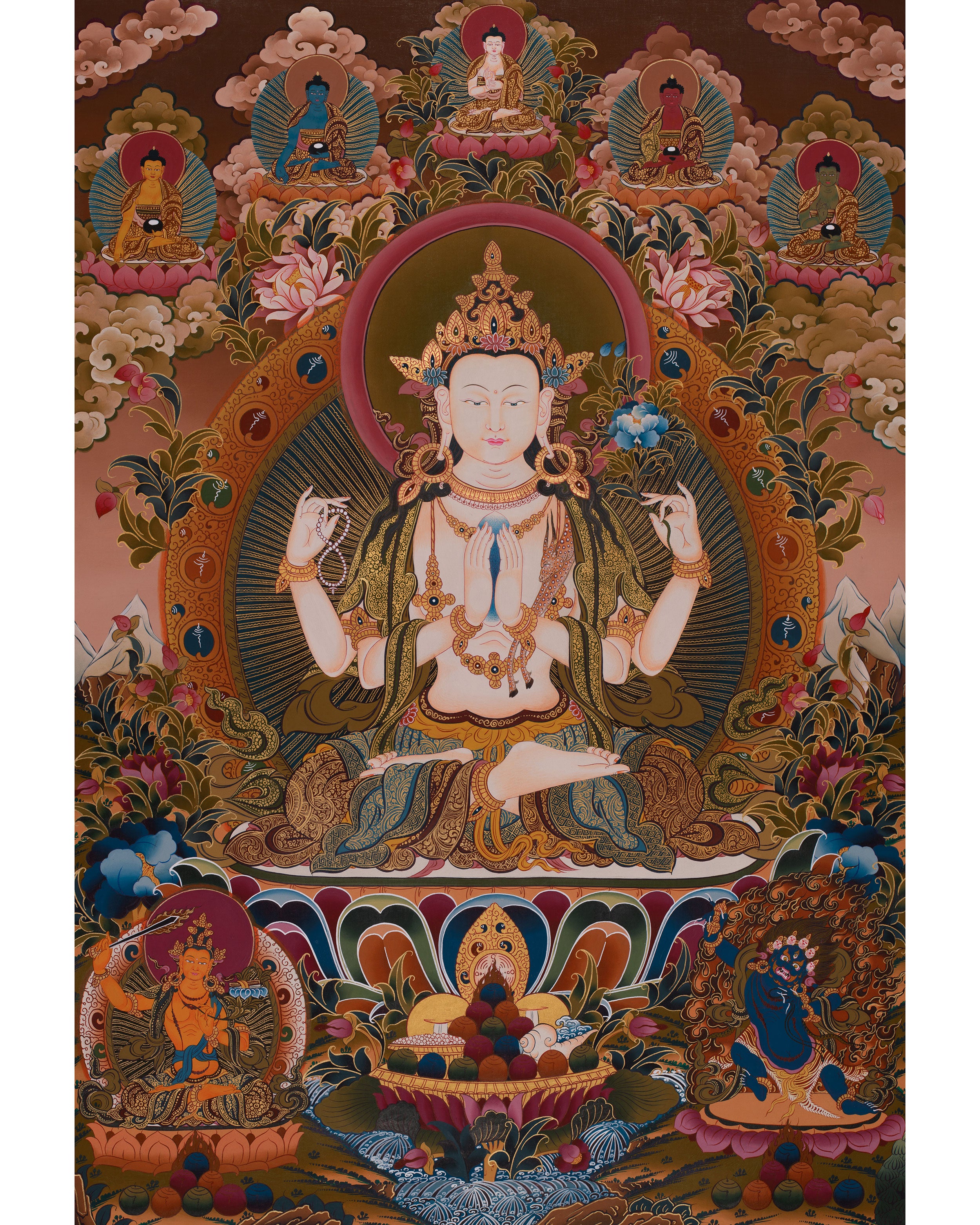 Three Great Bodhisattvas