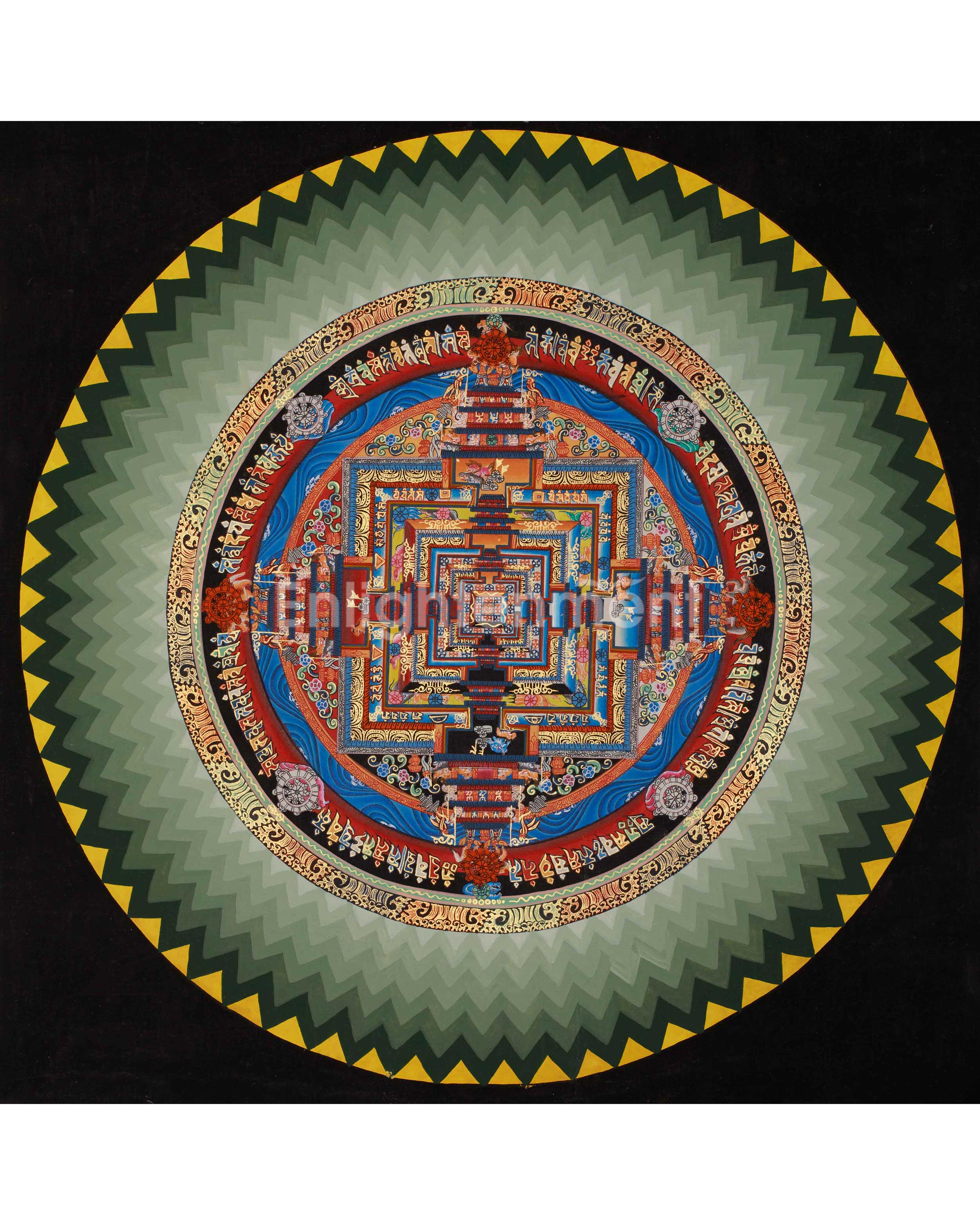 Tibetan Art of Kalachakra Mandala