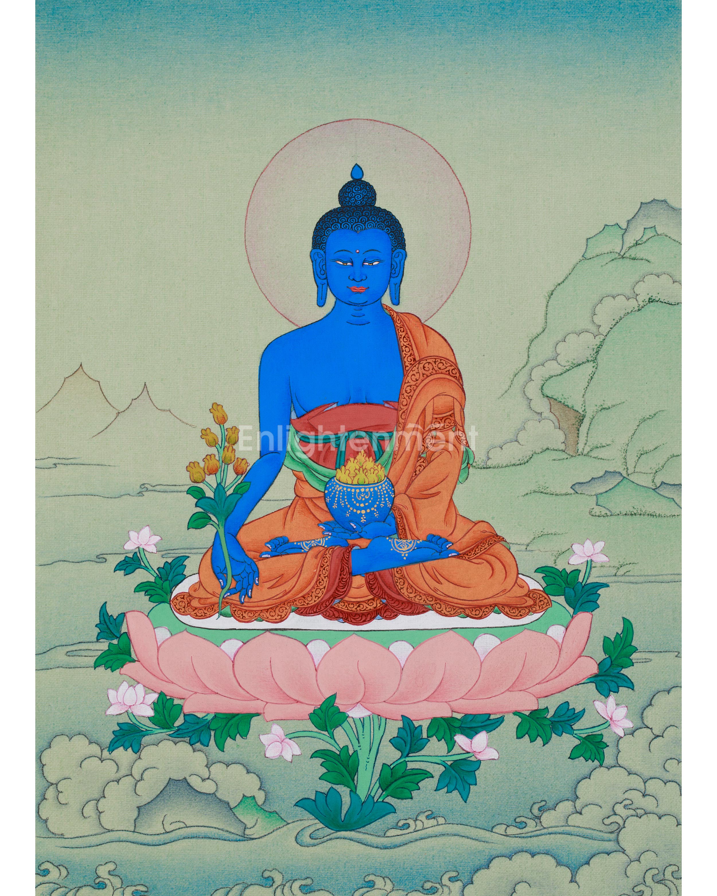Tibetan Art of Medicine Buddha