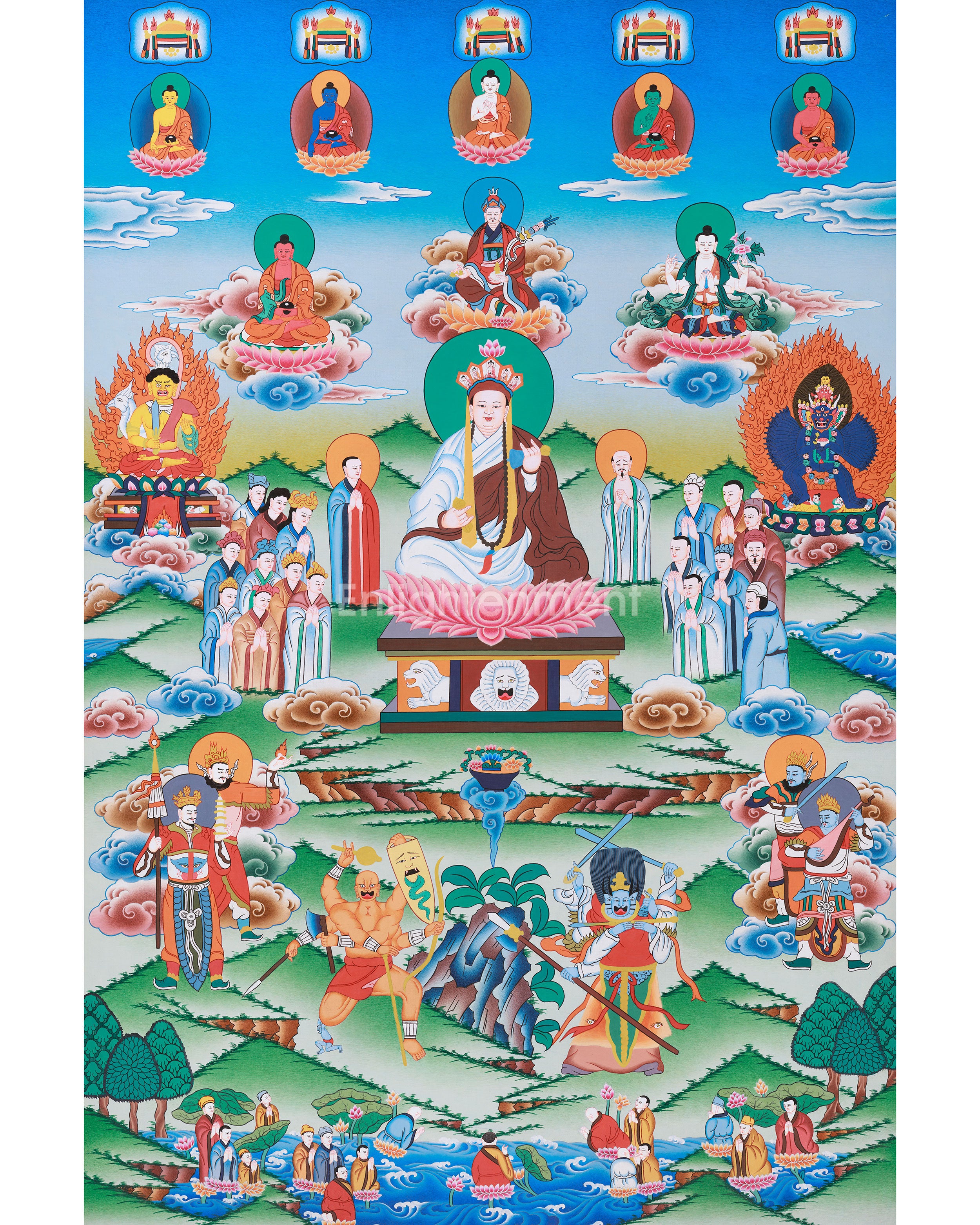 Tibetan Bodhisattva Thangka