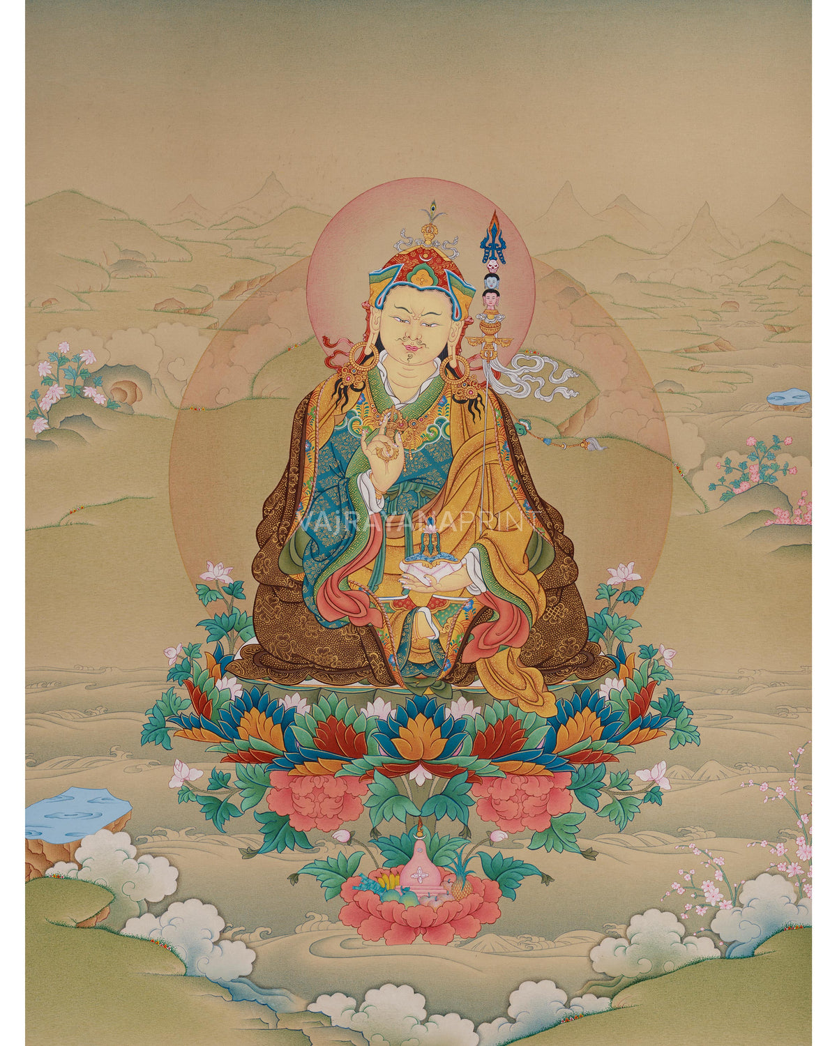 Tibetan Guru Rinpoche Print