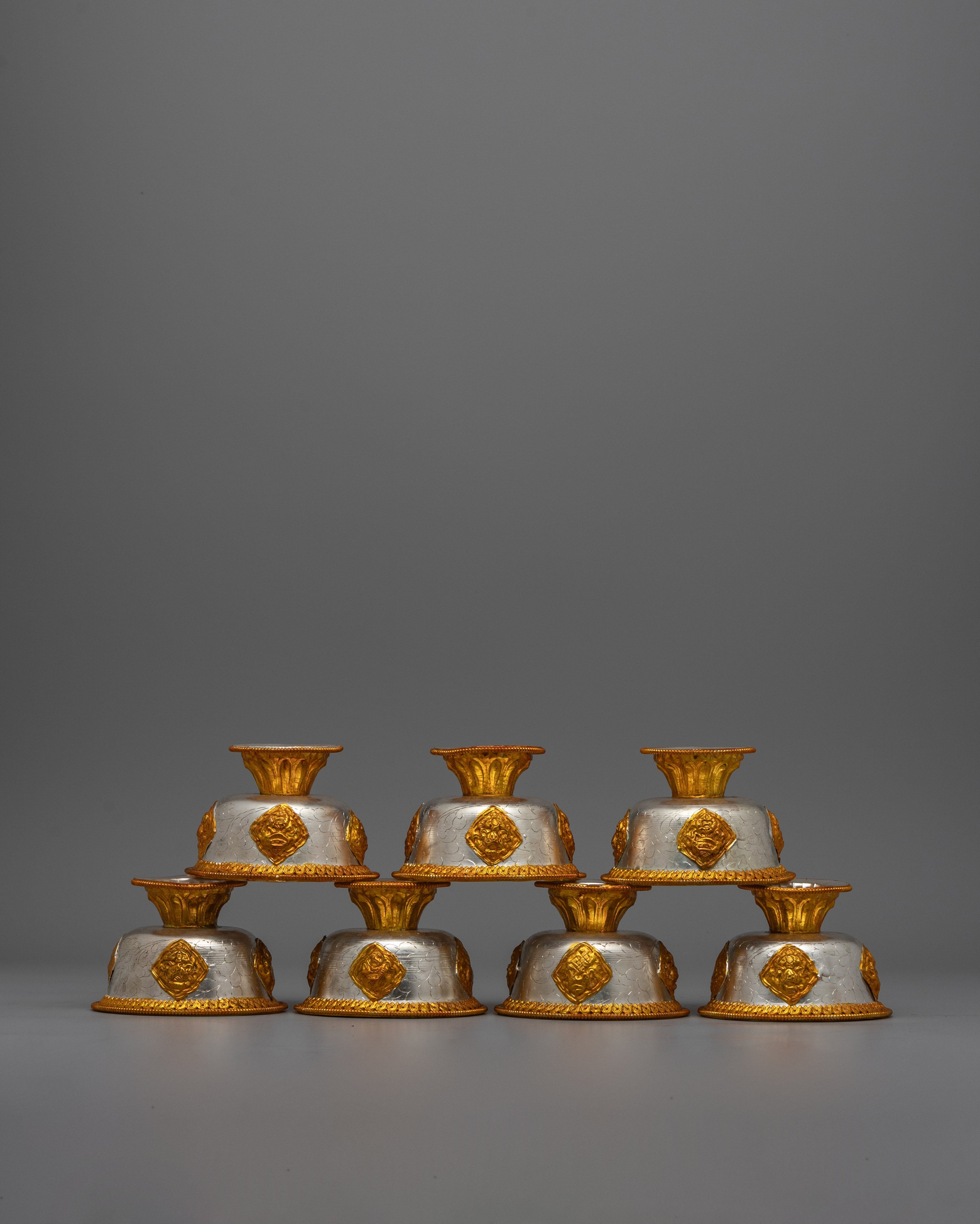 Tibetan Offering Bowl Set 
