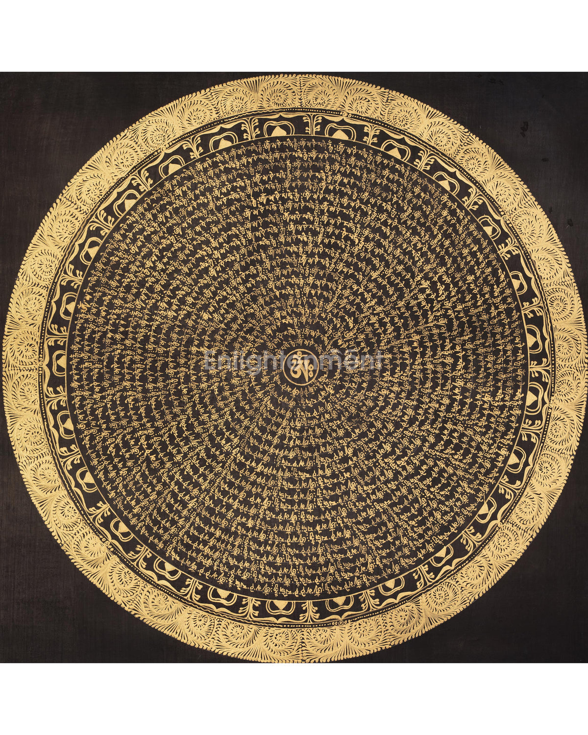 Tibetan Thangka of Mantra Mandala