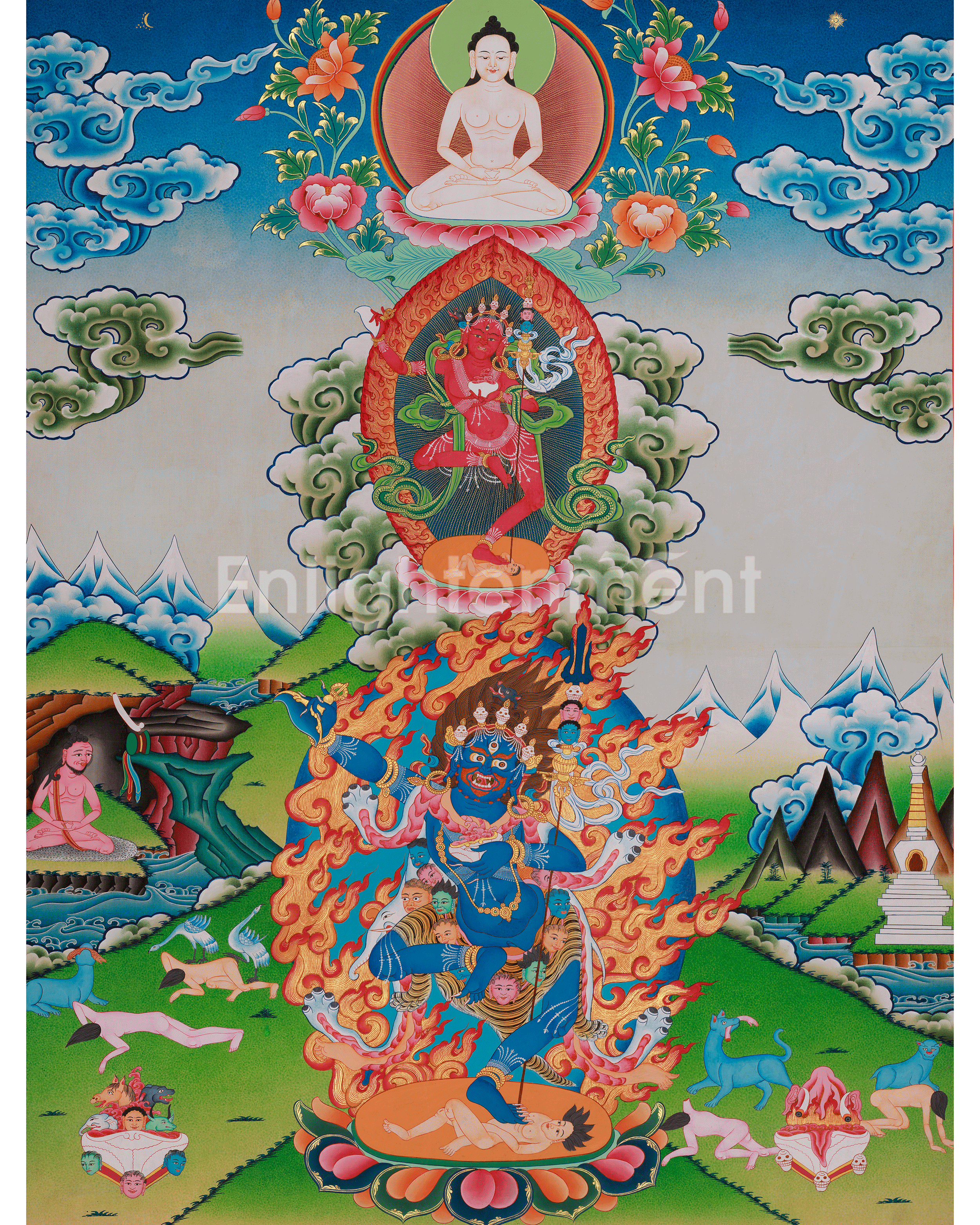 Tibetan Vajrayogini Thangka