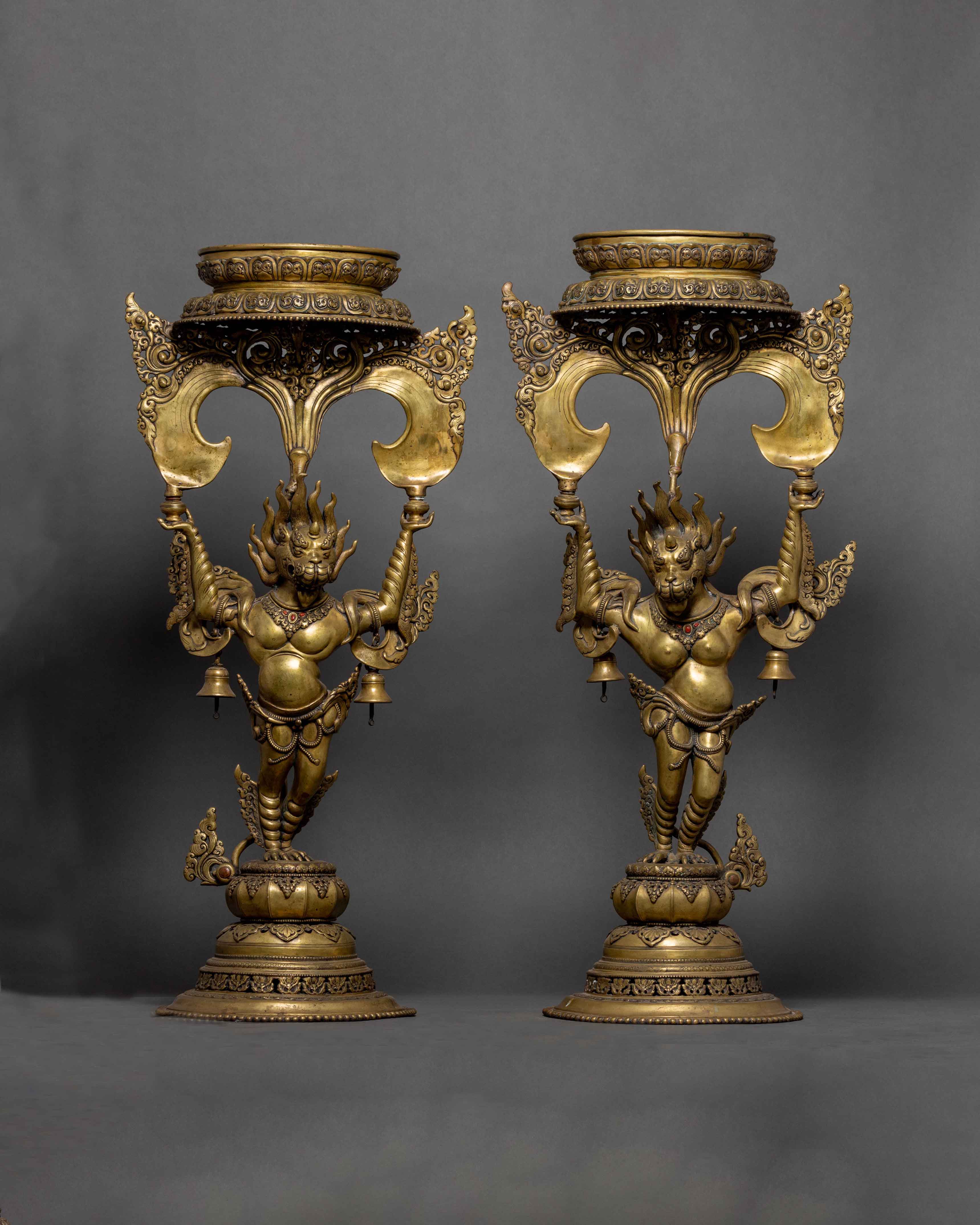 Traditional Oil Lamp Set