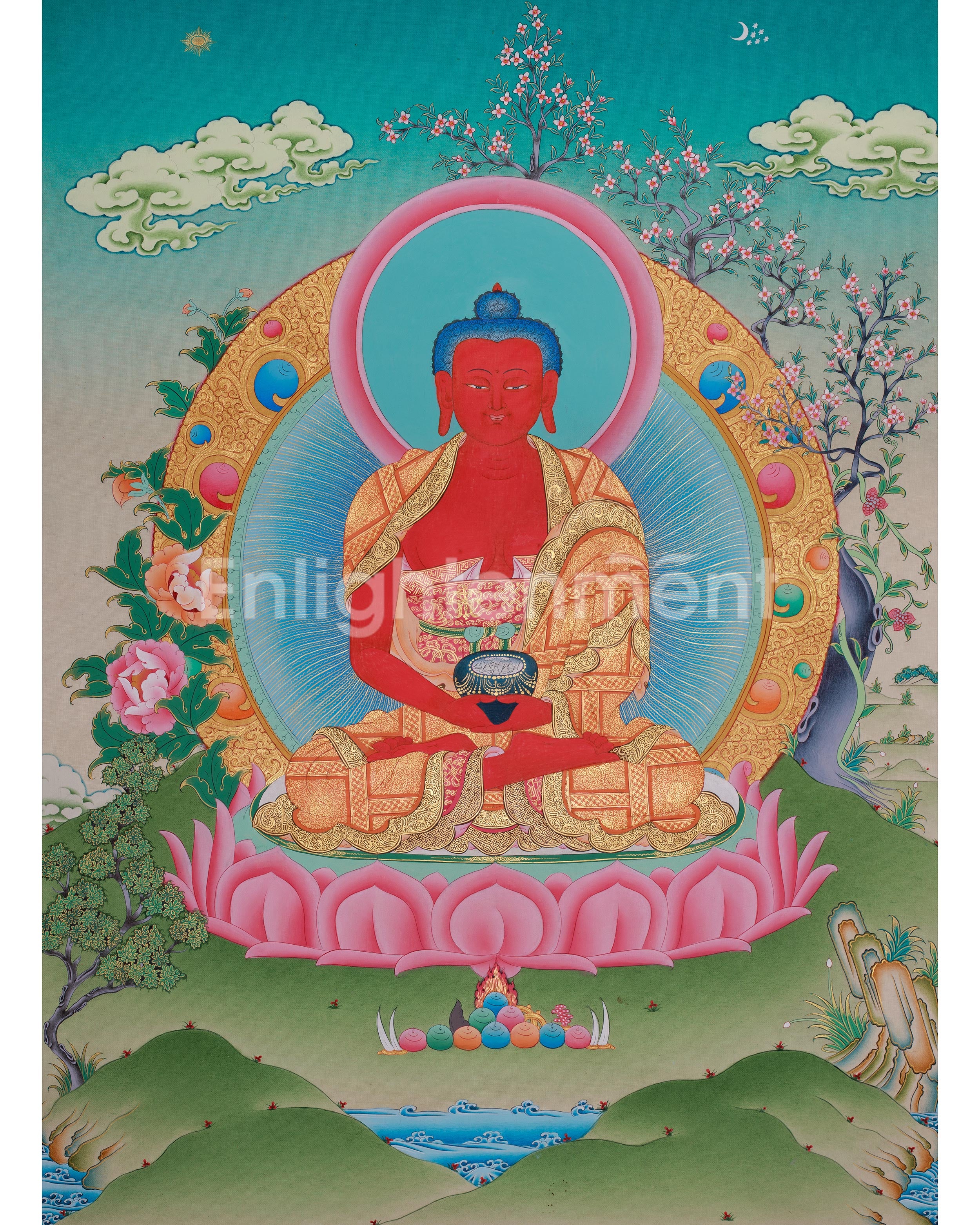 Traditional Amitabha Buddha Art