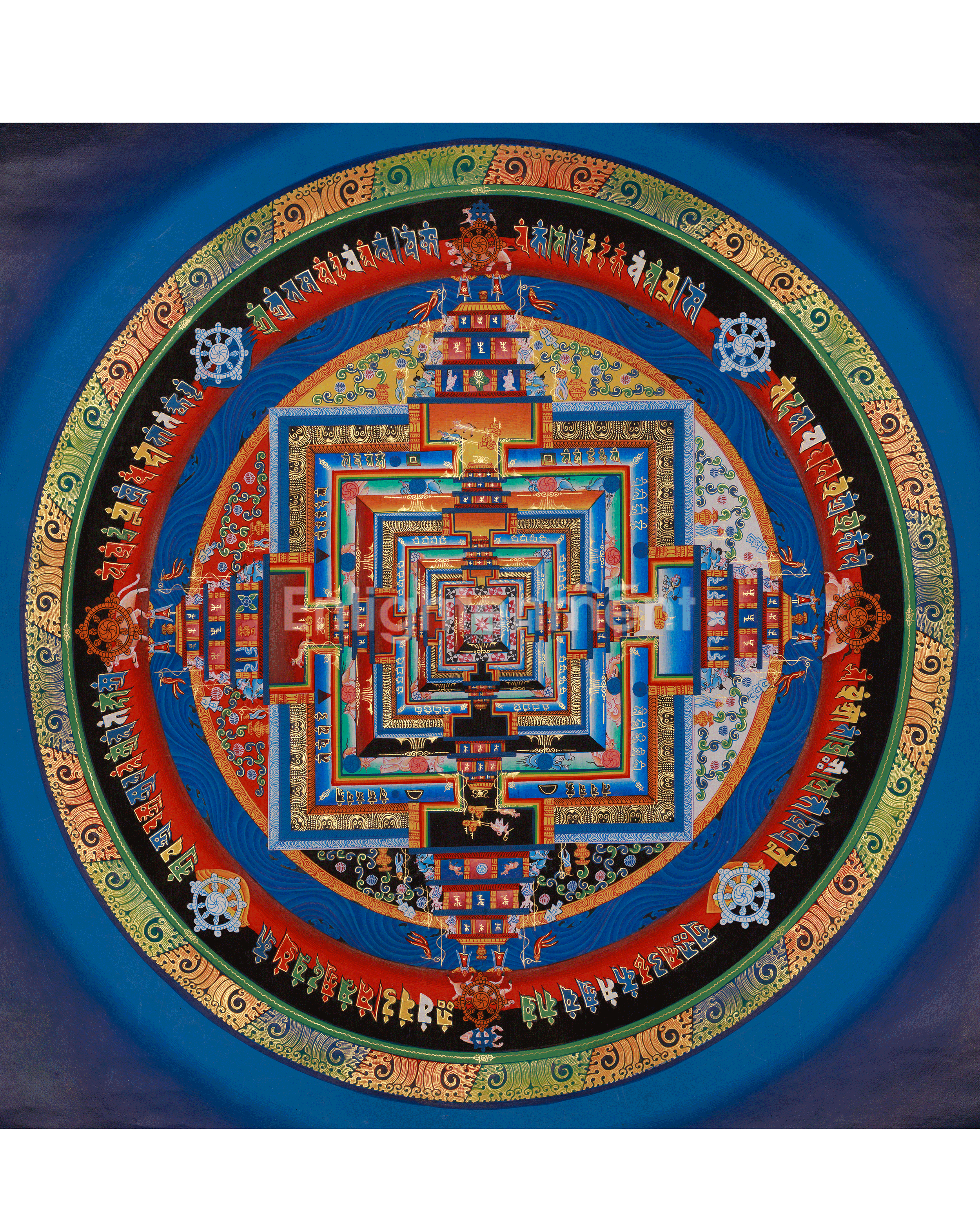 Traditional Art of Kalachakra Mandala