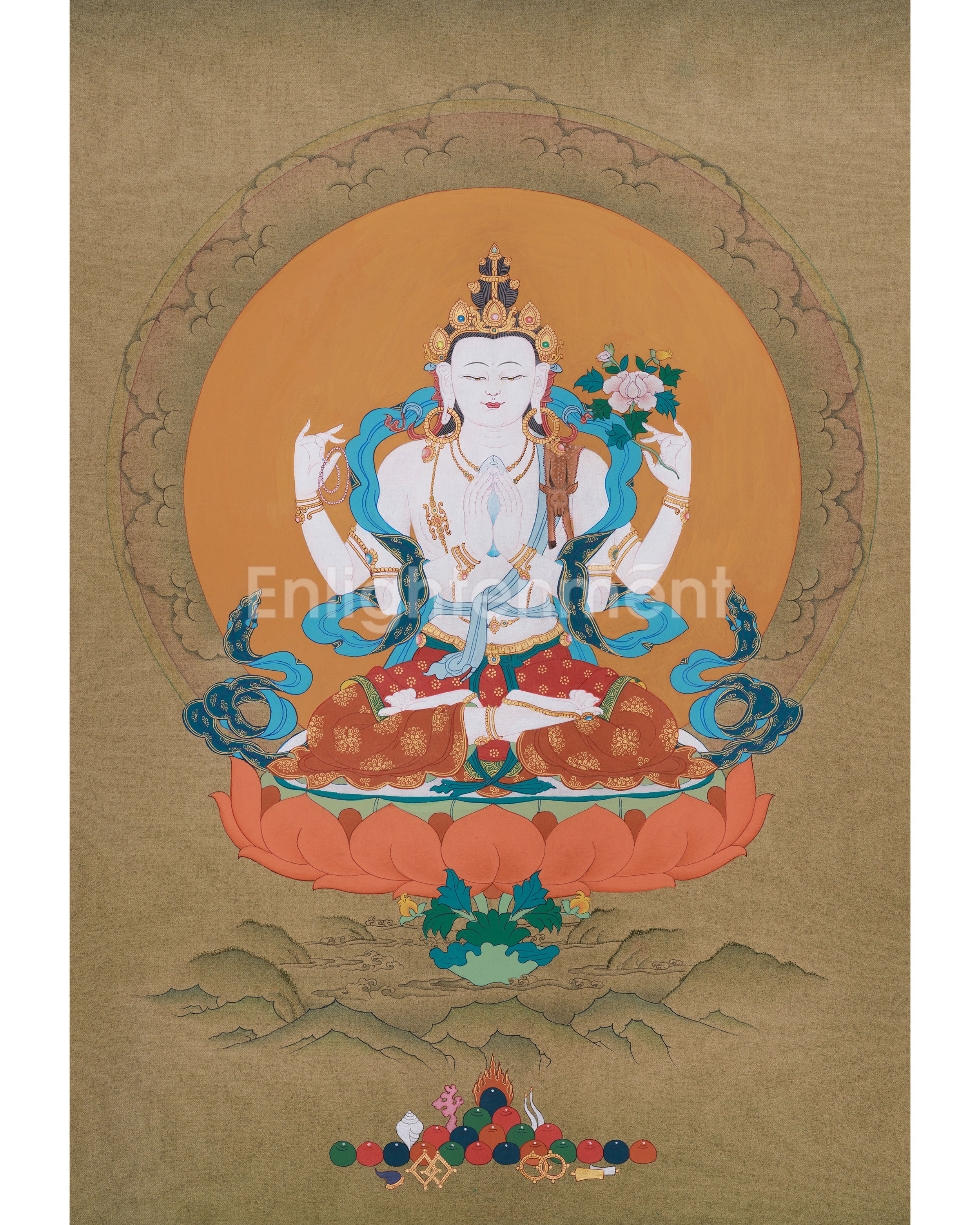 Traditional Chenrezig Artwork
