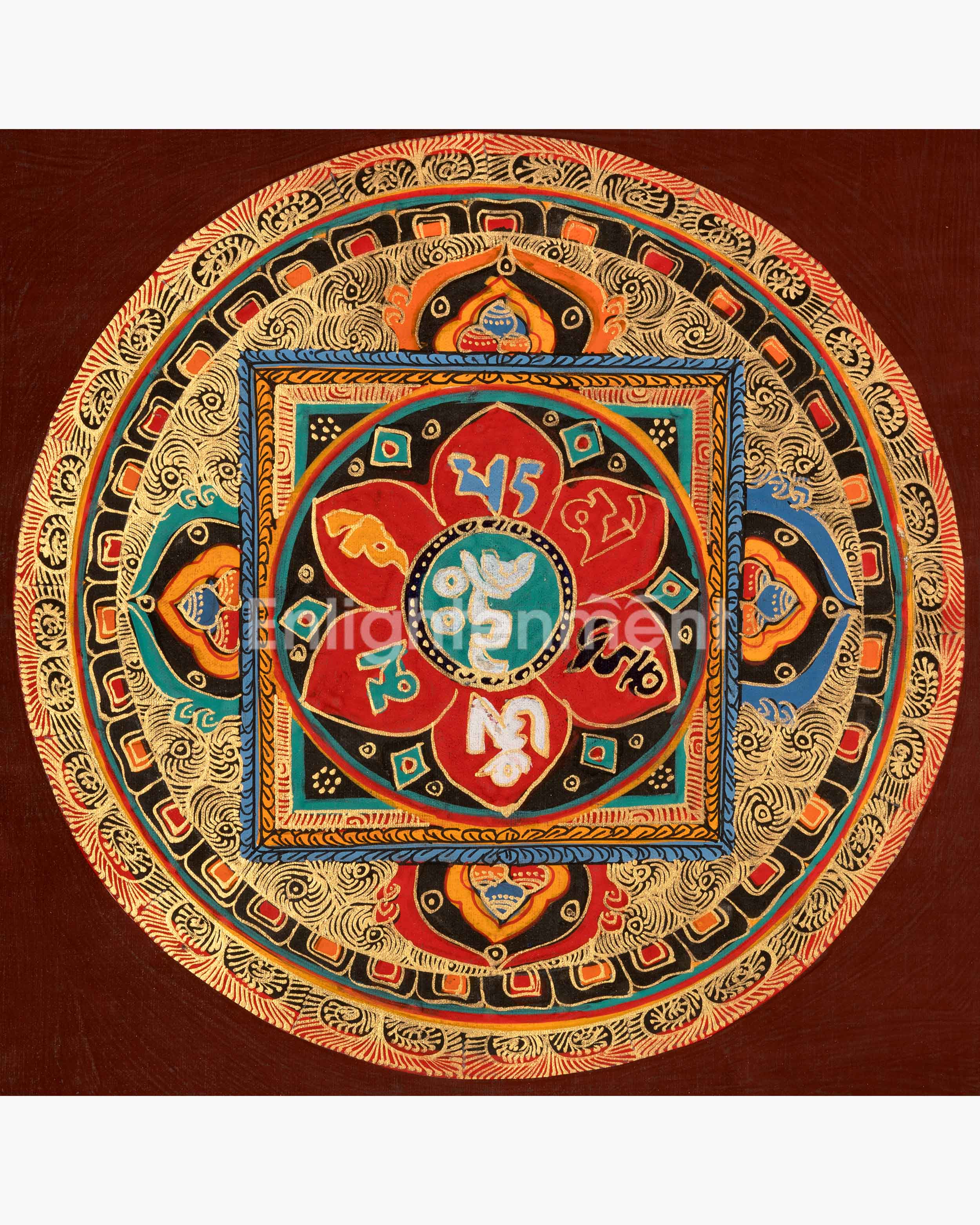 Traditional Mantra Mandala