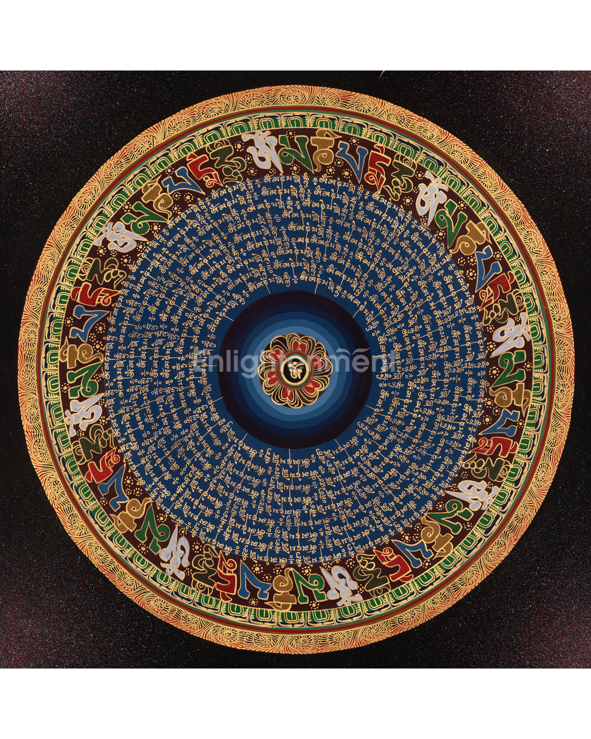Traditional Mantra Mandala Thangka