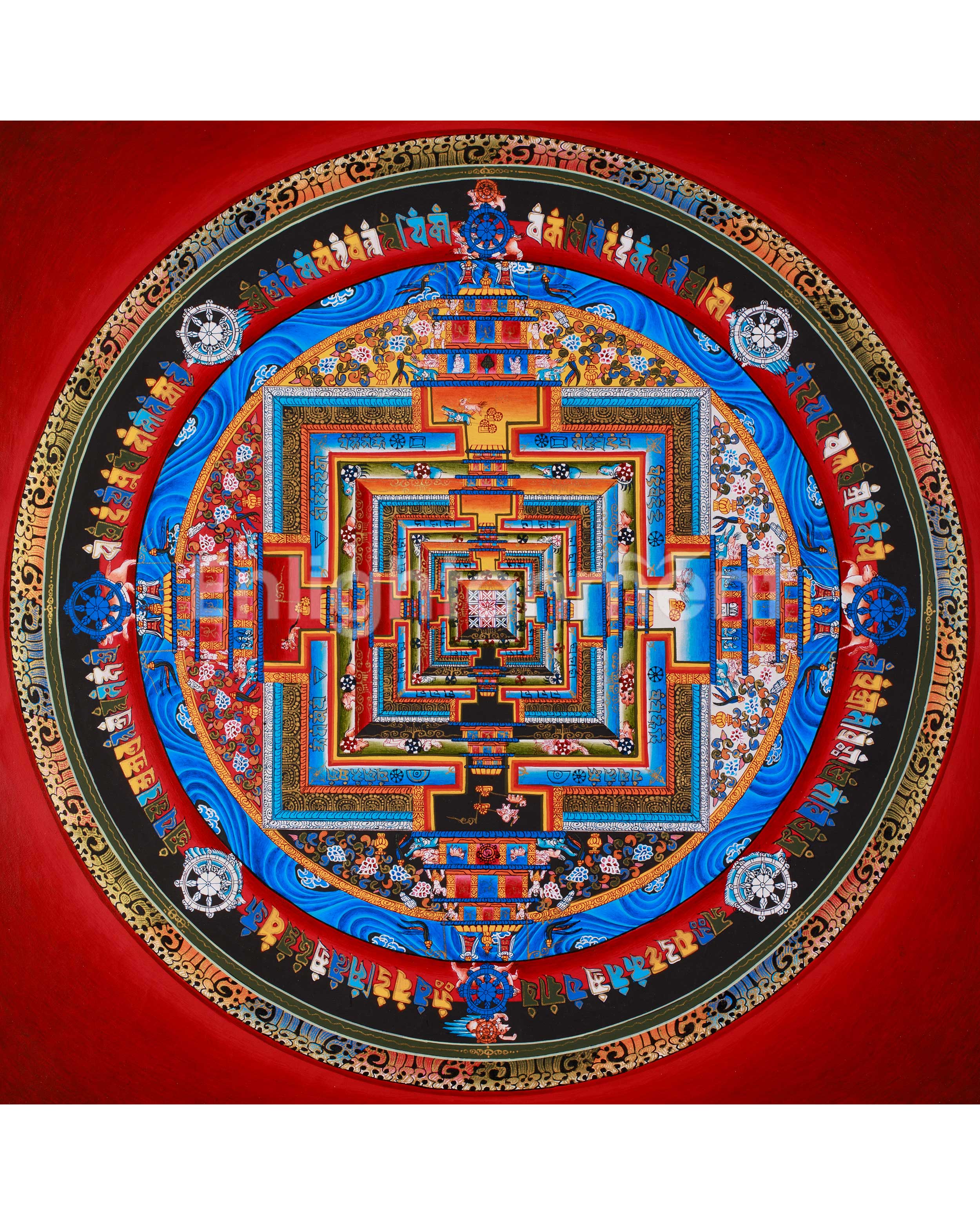 Traditional Tibetan mandala Art