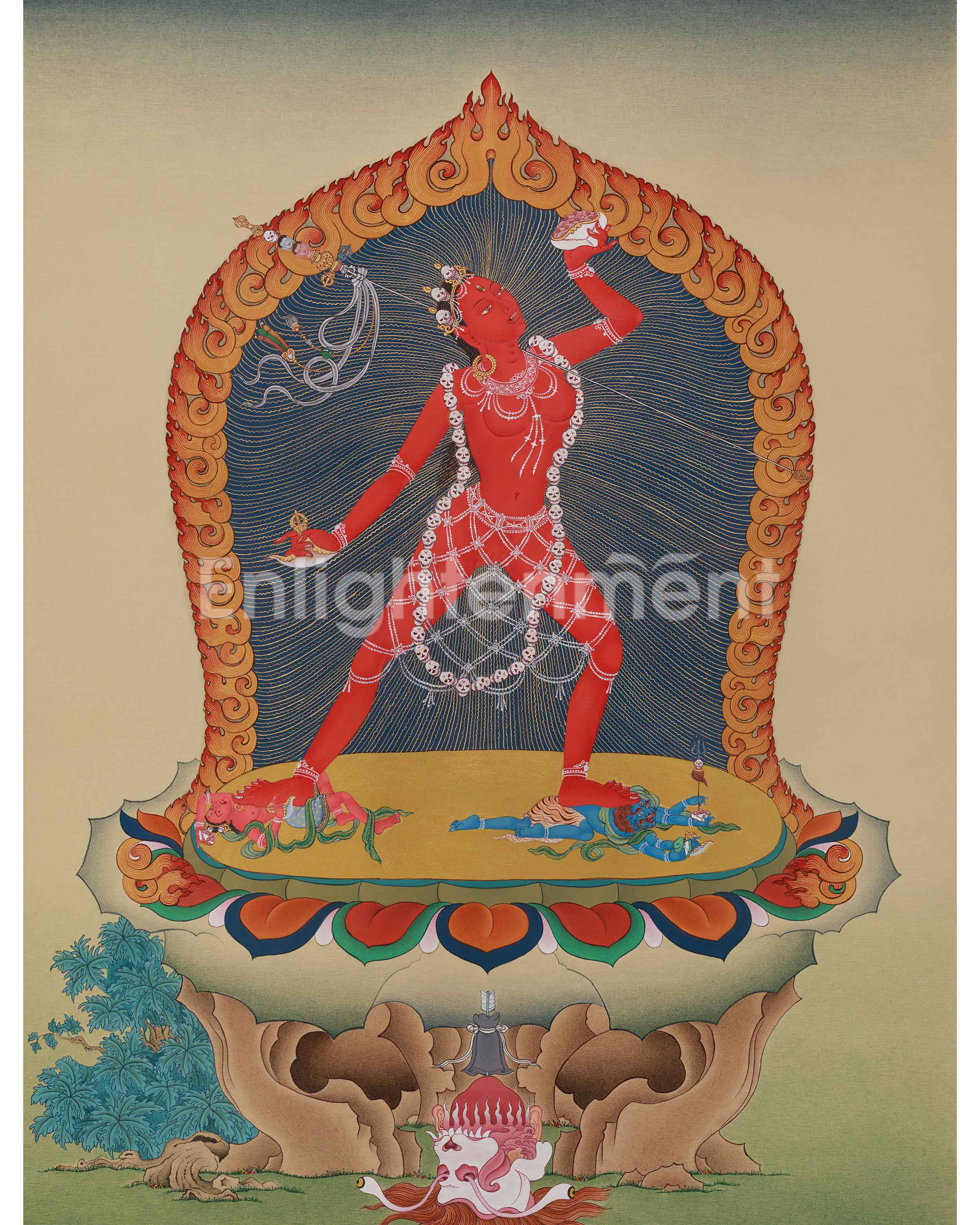 Traditional Vajrayogini Thangka