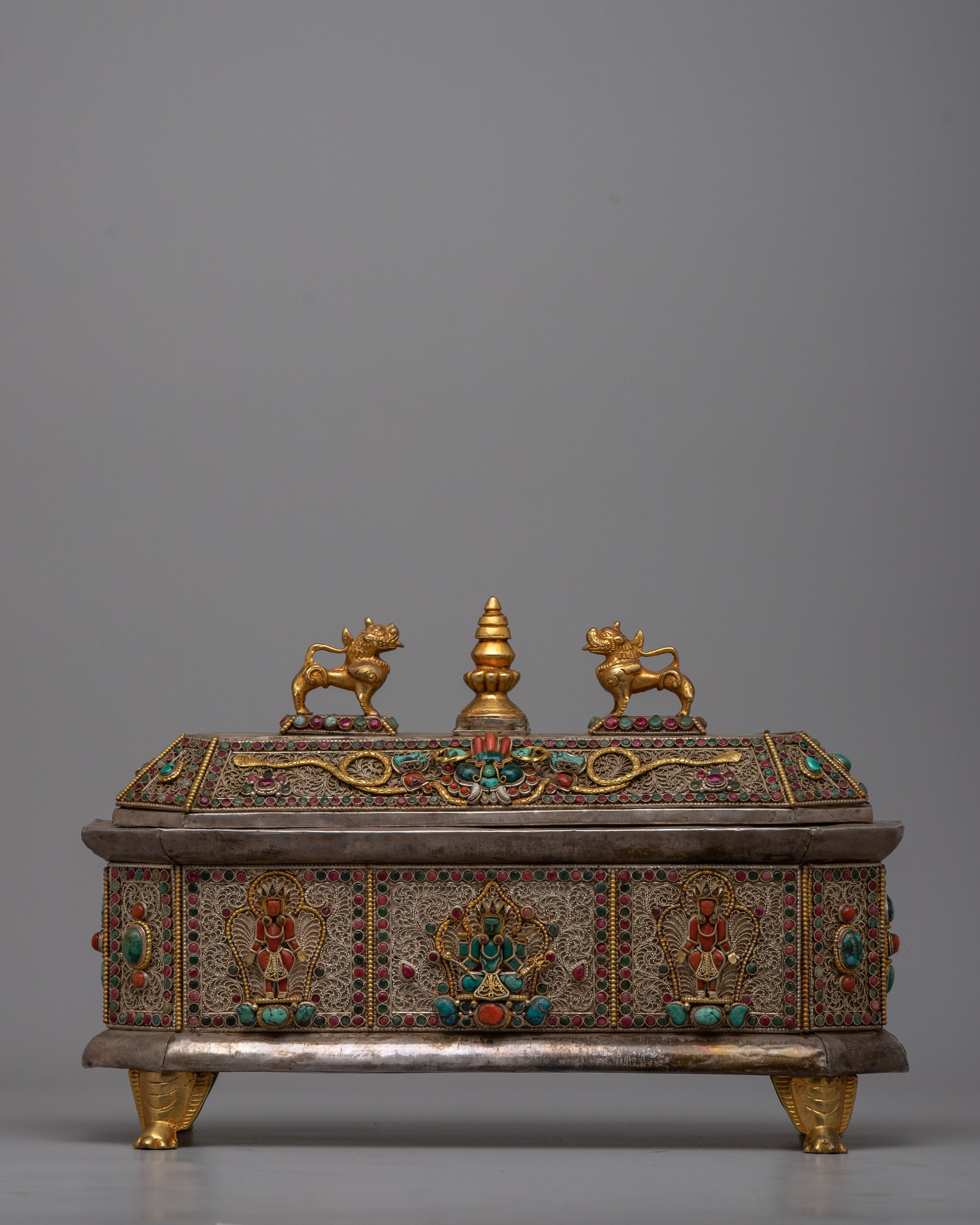 Silver Storage Box | Unique and Artistic Container for Storing Your Beloved Items