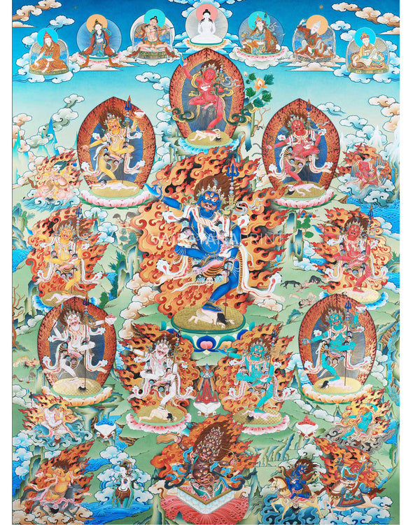 Troma Nagmo | Dakini Thangka | Tibetan Thangka Prints