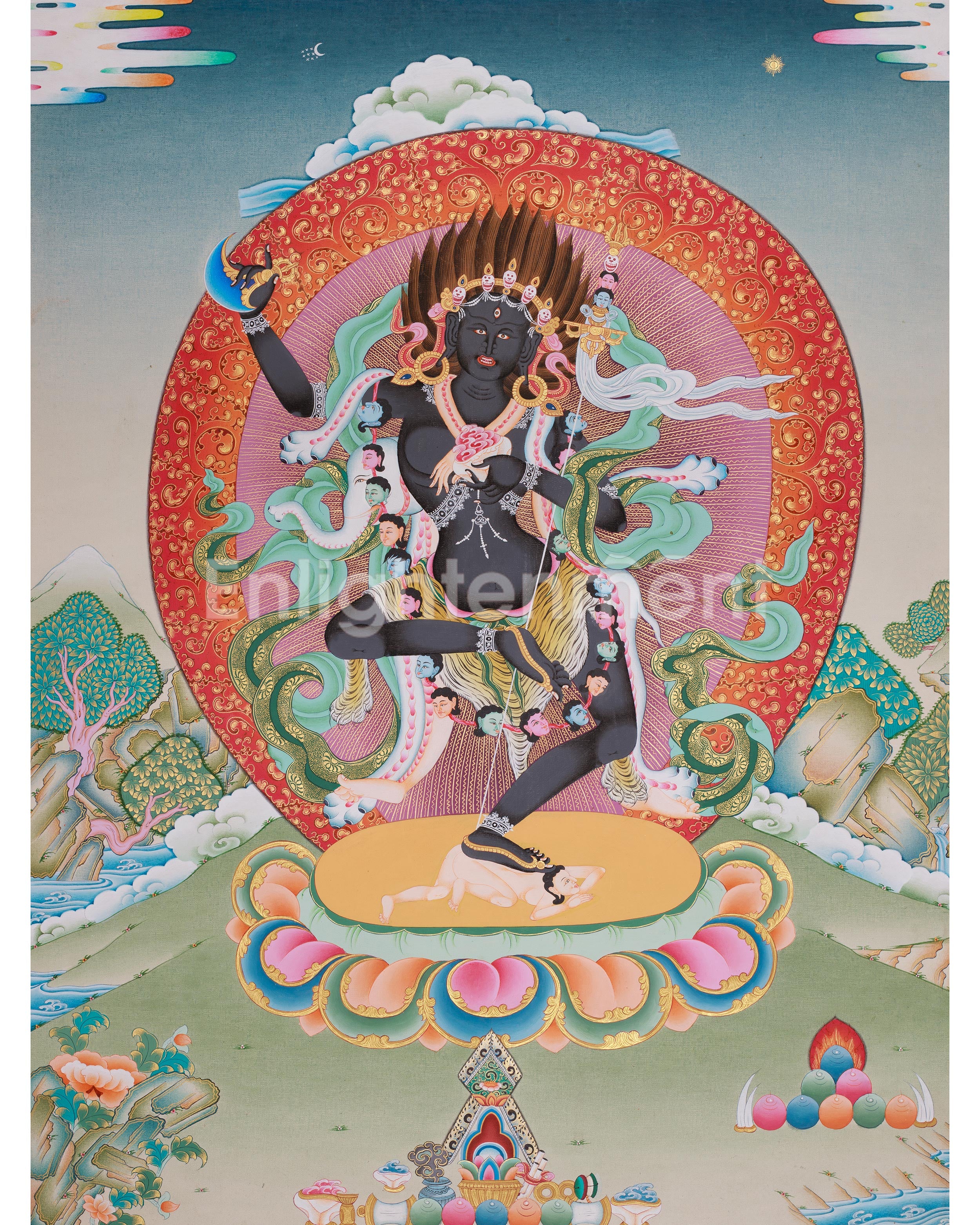 Troma Nagmo Buddhist Thangka