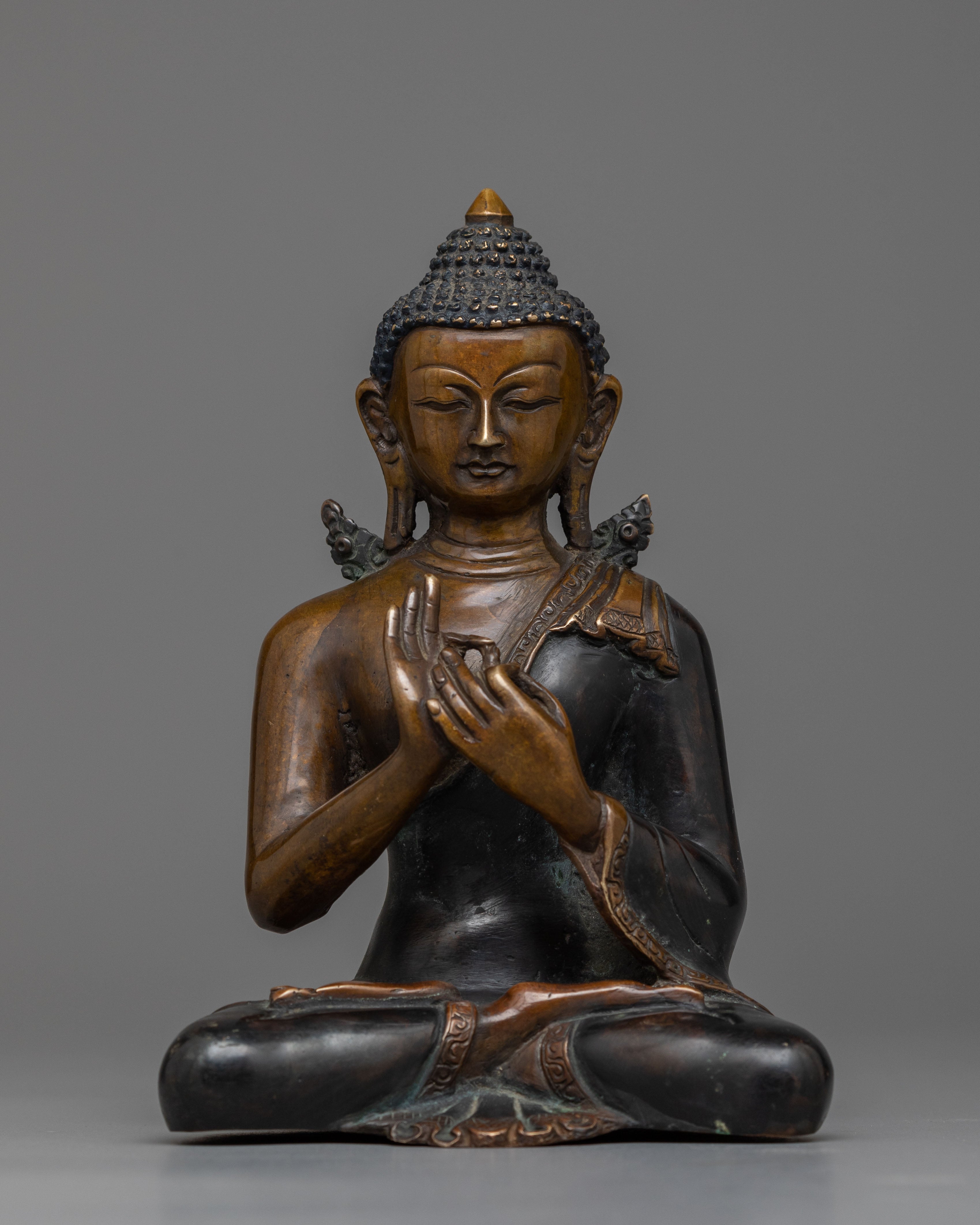 Copper Vairocana Buddha Statue