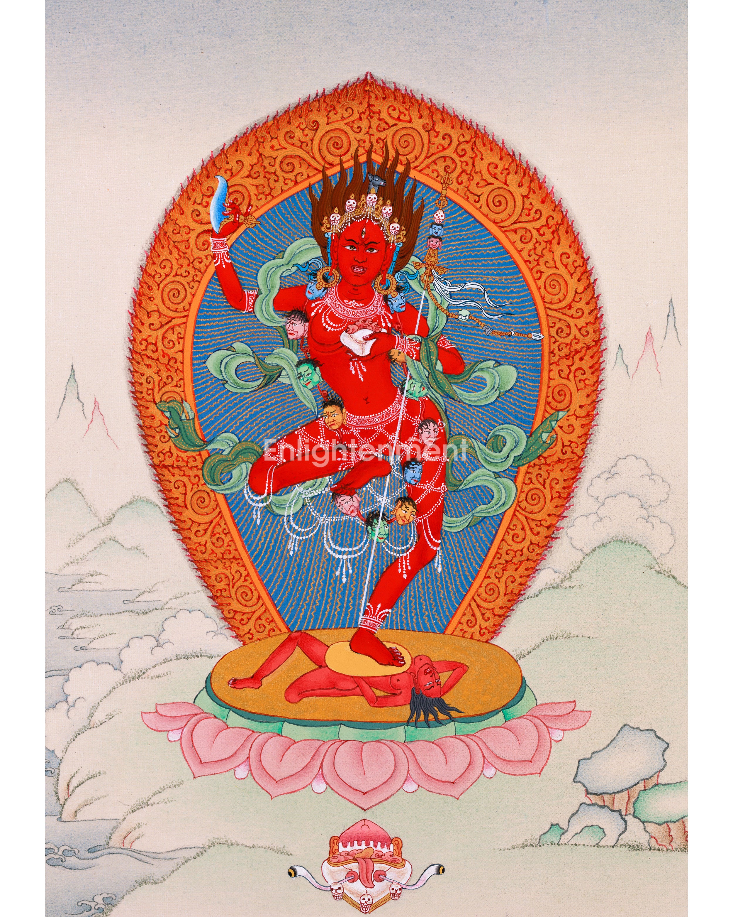 Heruka Vajravarahi Thangka