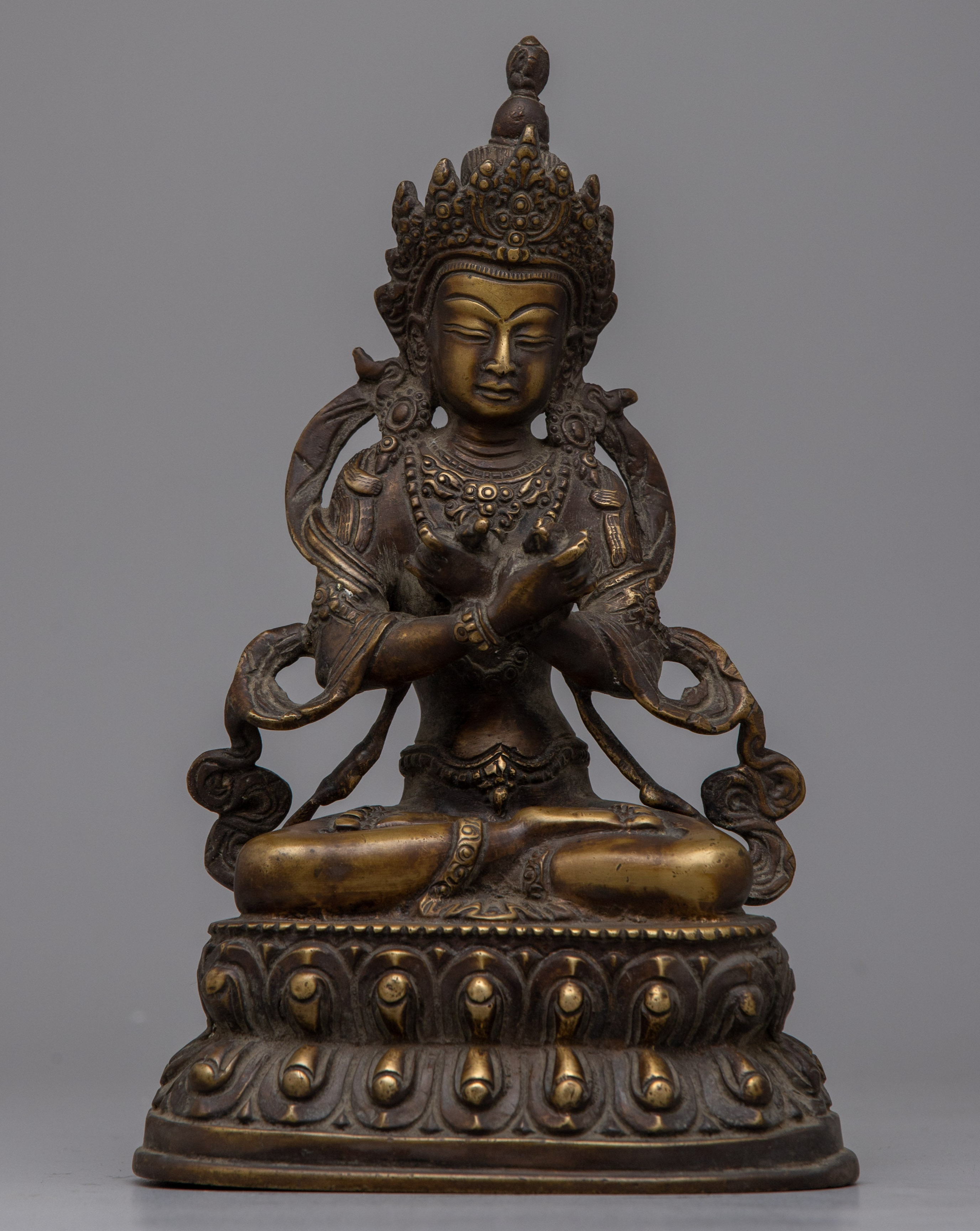 Vintage Adi Buddha Vajradhara Statue