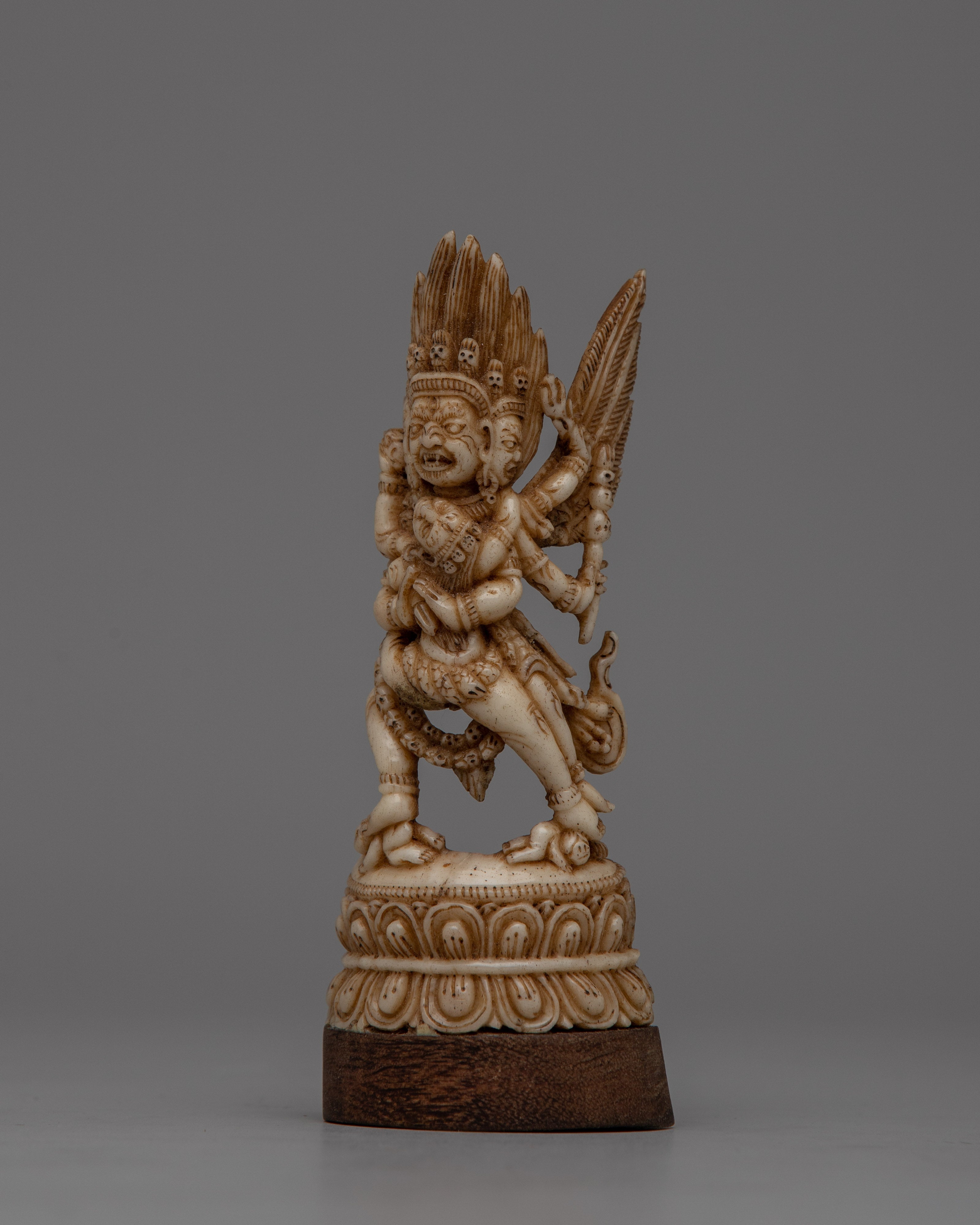 Dorje Phurba Vajrakilaya Statue | Tibetan Fierce Yidam Deity Sculpture for Spiritual Protection