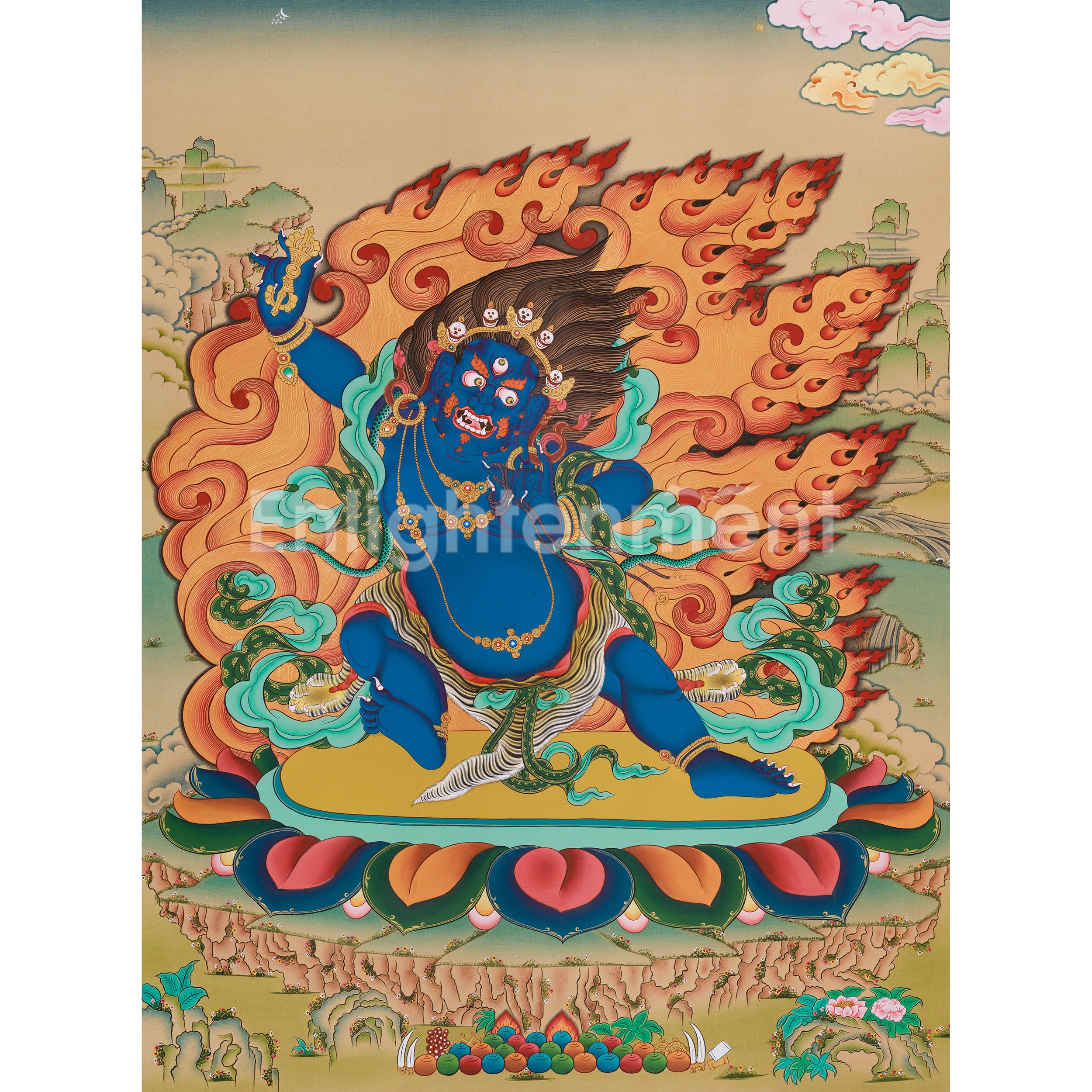 Vajrapani Spiritual Art