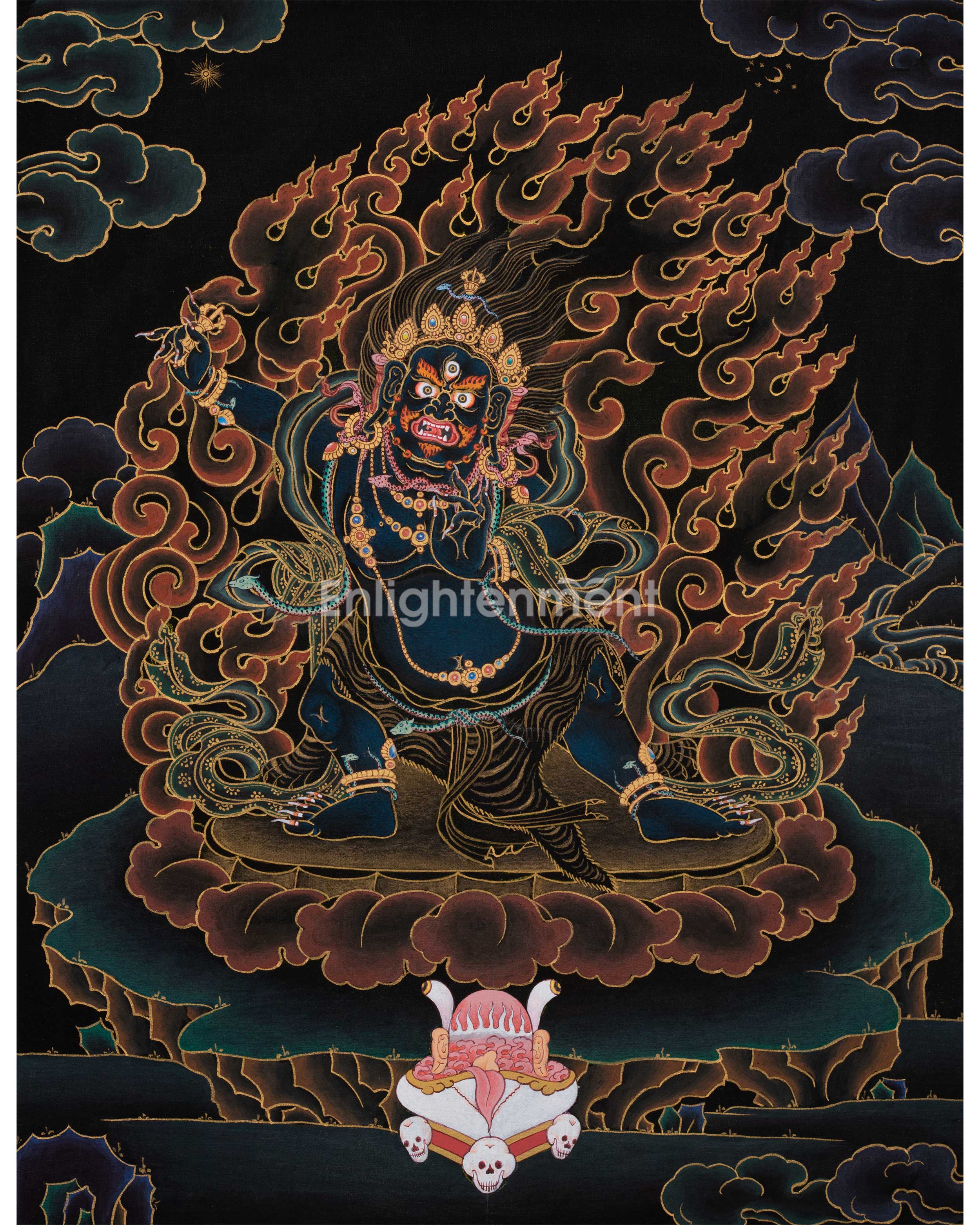 Handmade Vajrapani Thangka